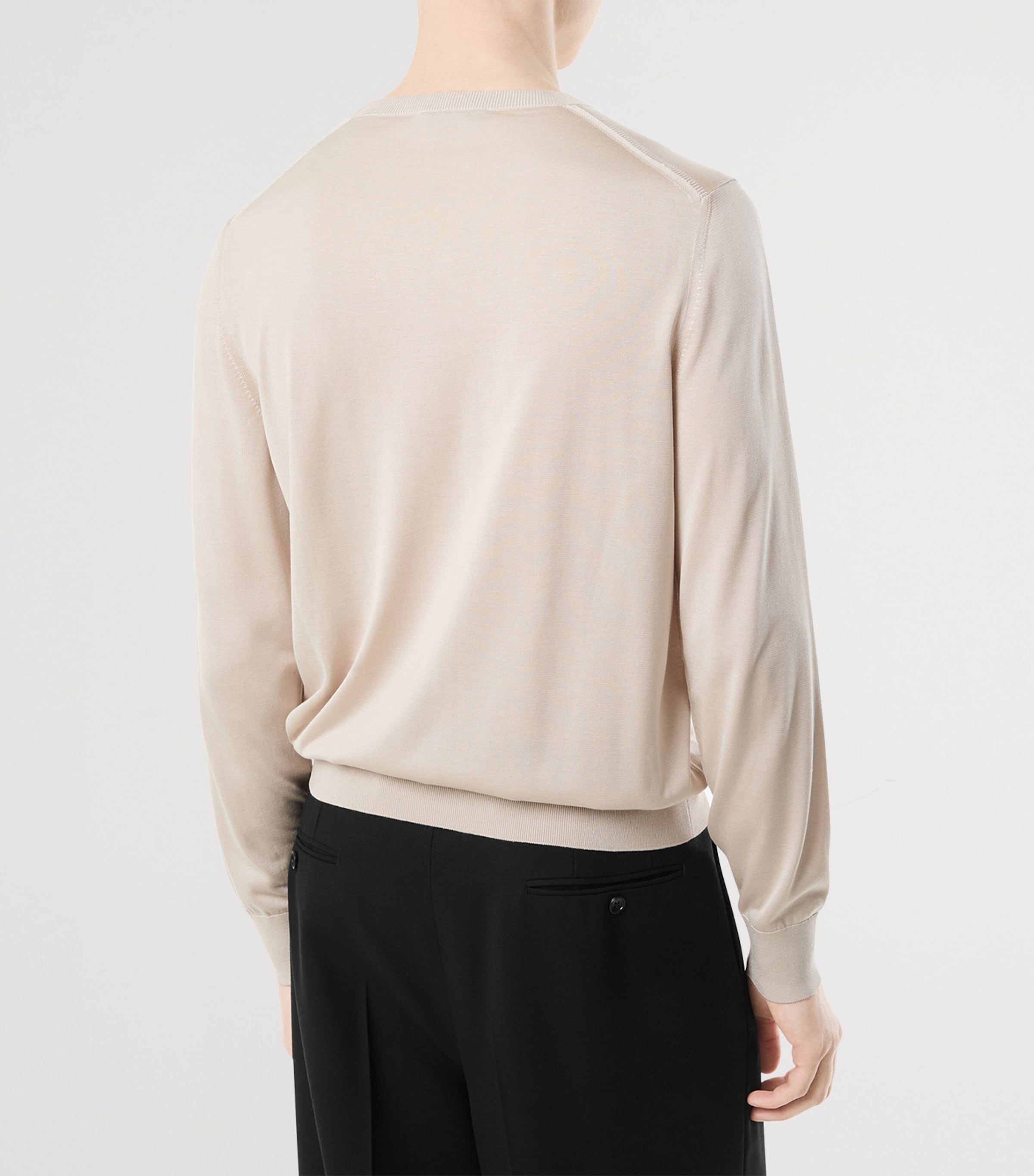 Silk Crew-Neck Sweater AW015 Image 5