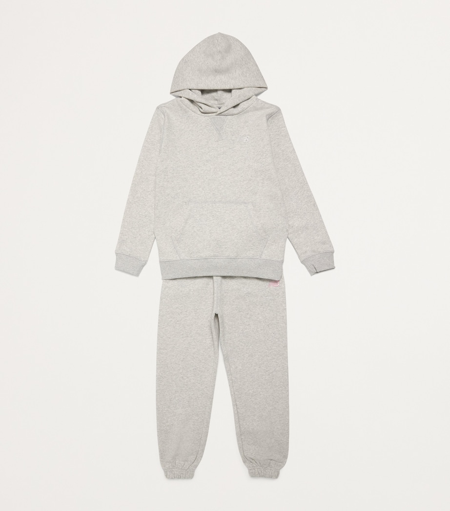 Cotton-Blend Logo Hoodie (7-16 Years) ASH HEATHER Image 3