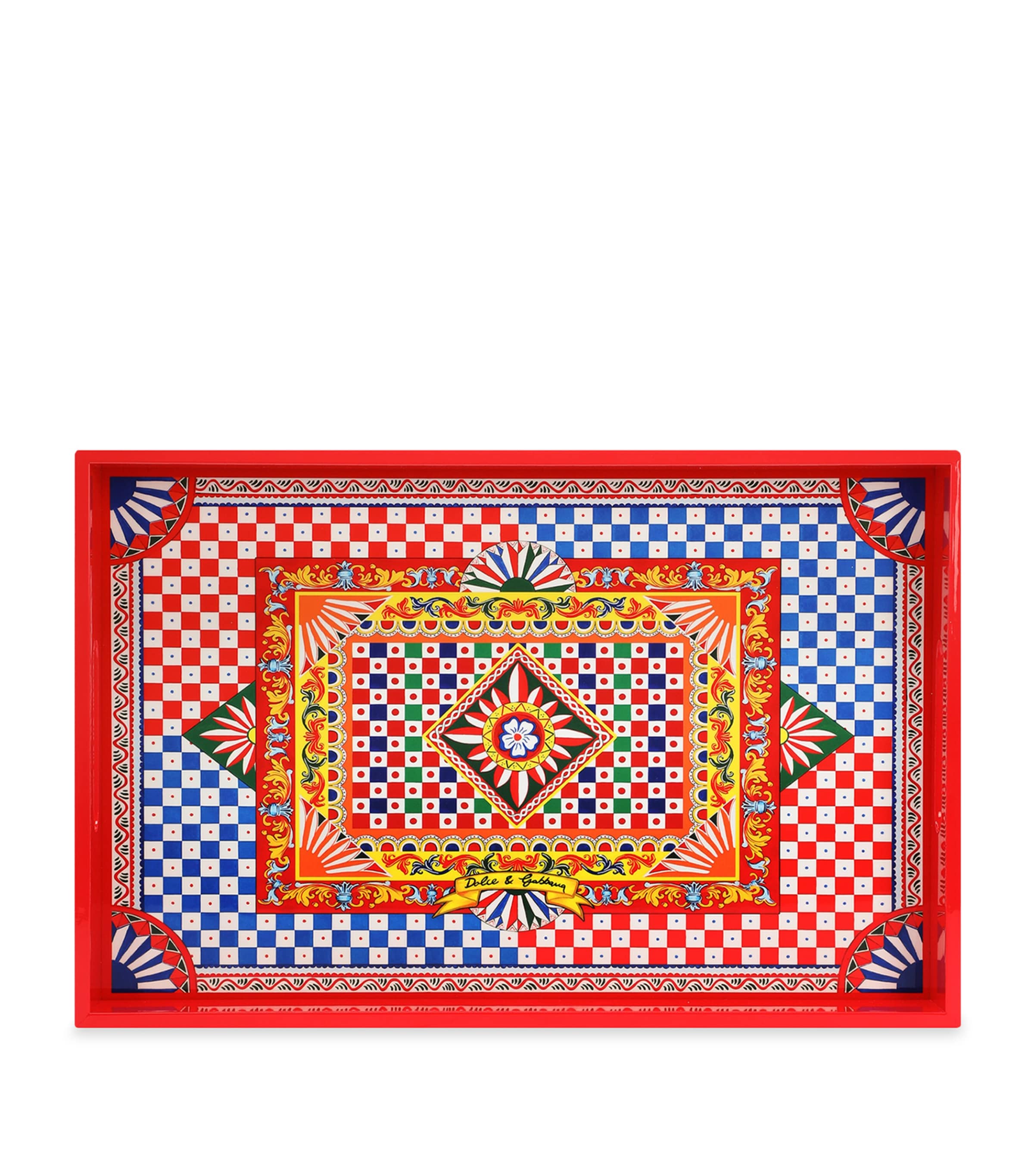 Shop Dolce & Gabbana Casa Carretto Tray