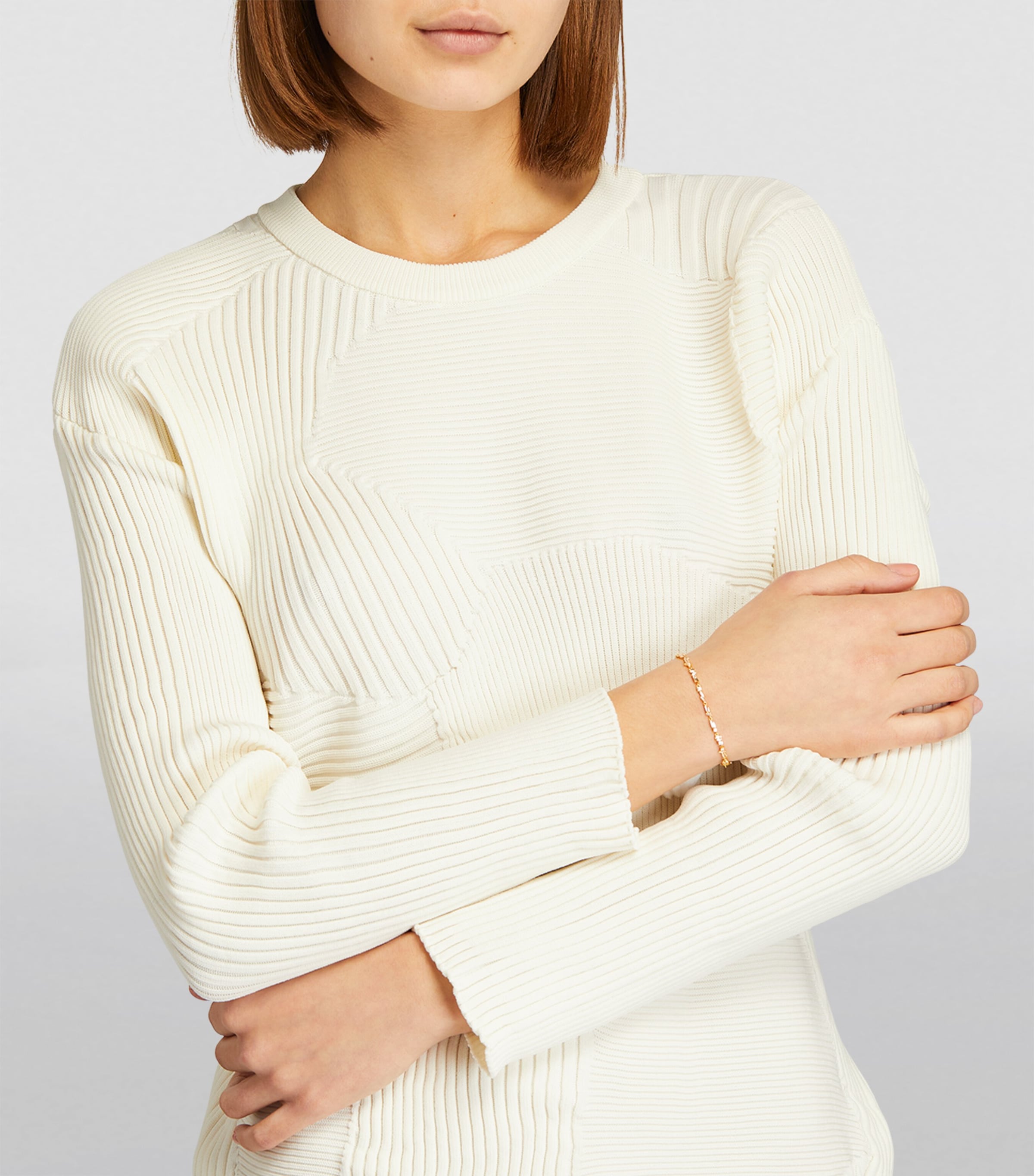 Yellow Gold and Diamond Classic Sparkler Bracelet 18K YG/WD Image 4