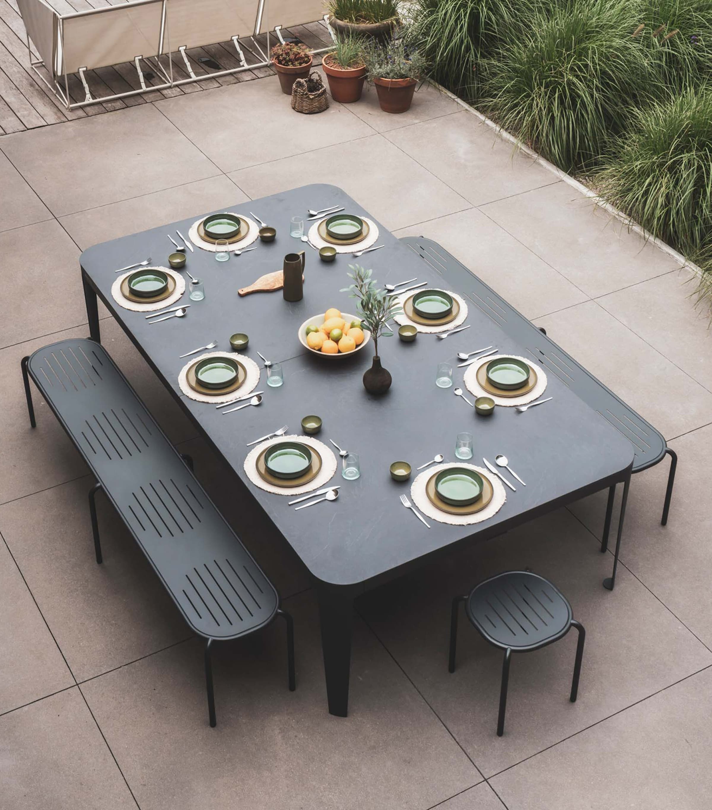 Cornilleau Hyphen Outdoor Ping Pong Table Black Grey/stone Image 6