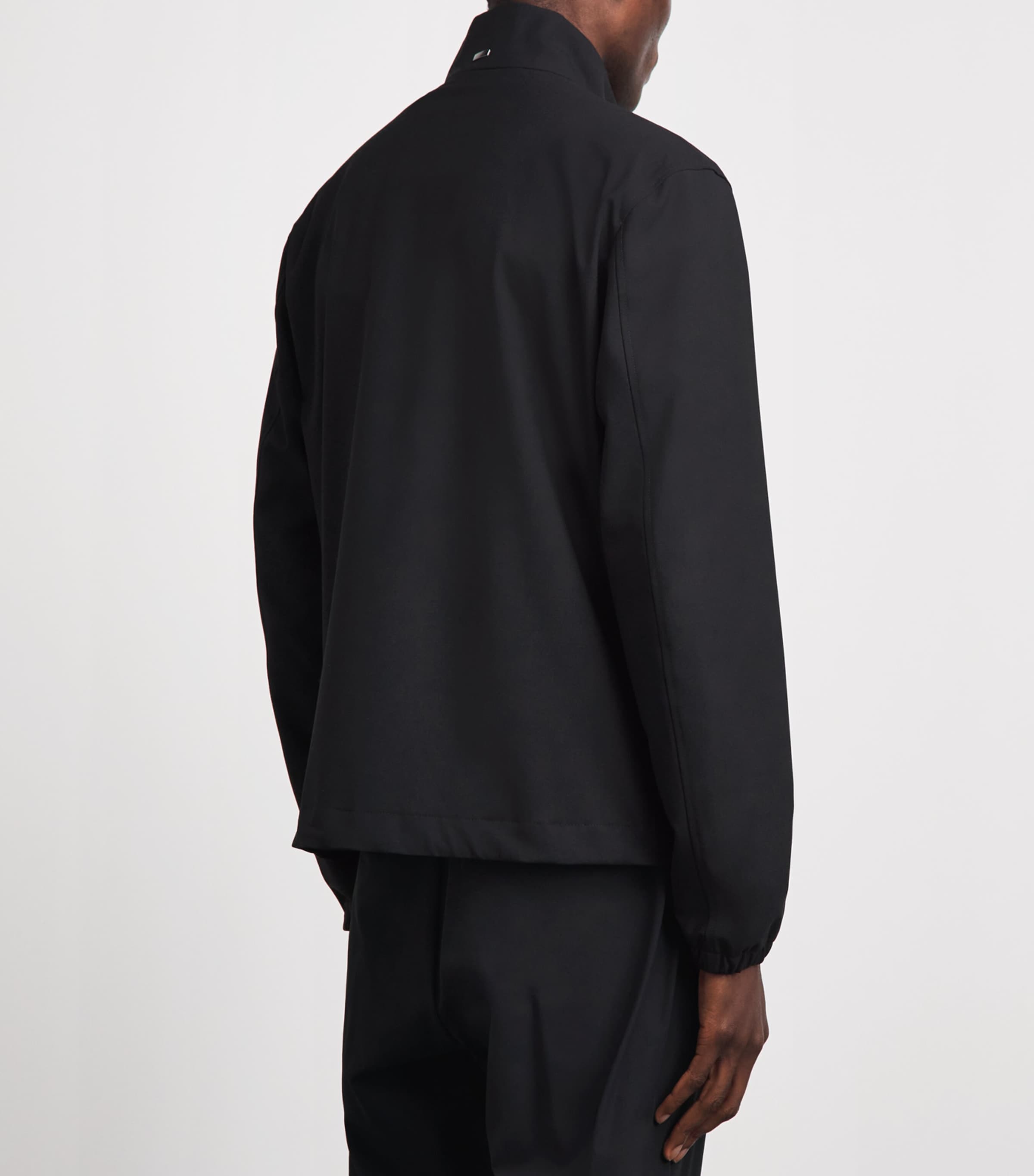 Herno Mens Technical Bomber Jacket Nero Image 5