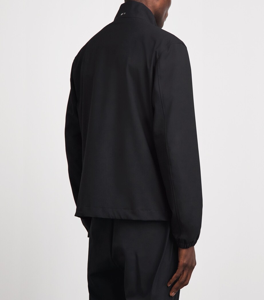 Herno Mens Technical Bomber Jacket Nero Image 5