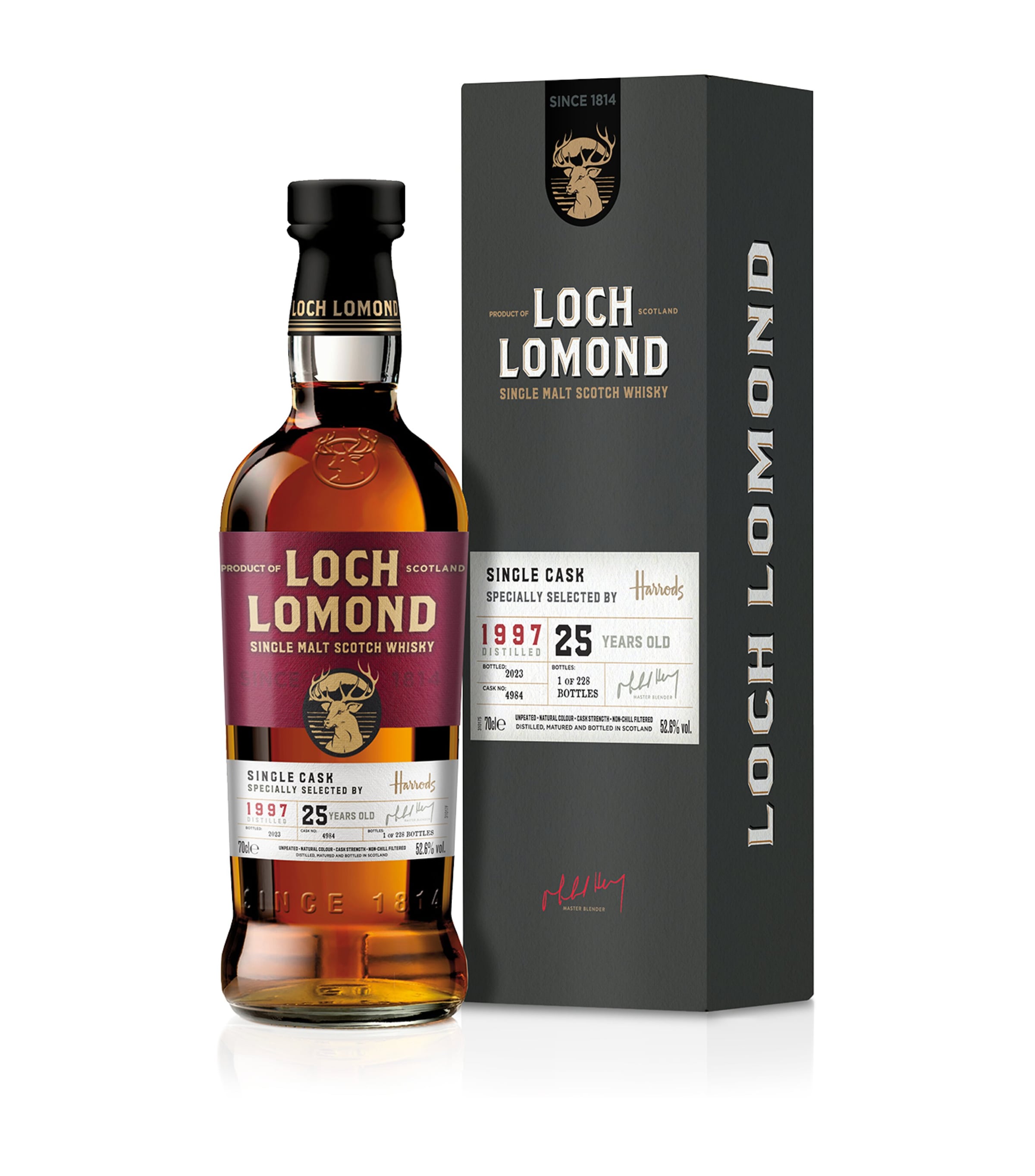 Loch Lomond X Harrods 25-Year-Old Single Malt Scotch Whisky (70cl) Image 1