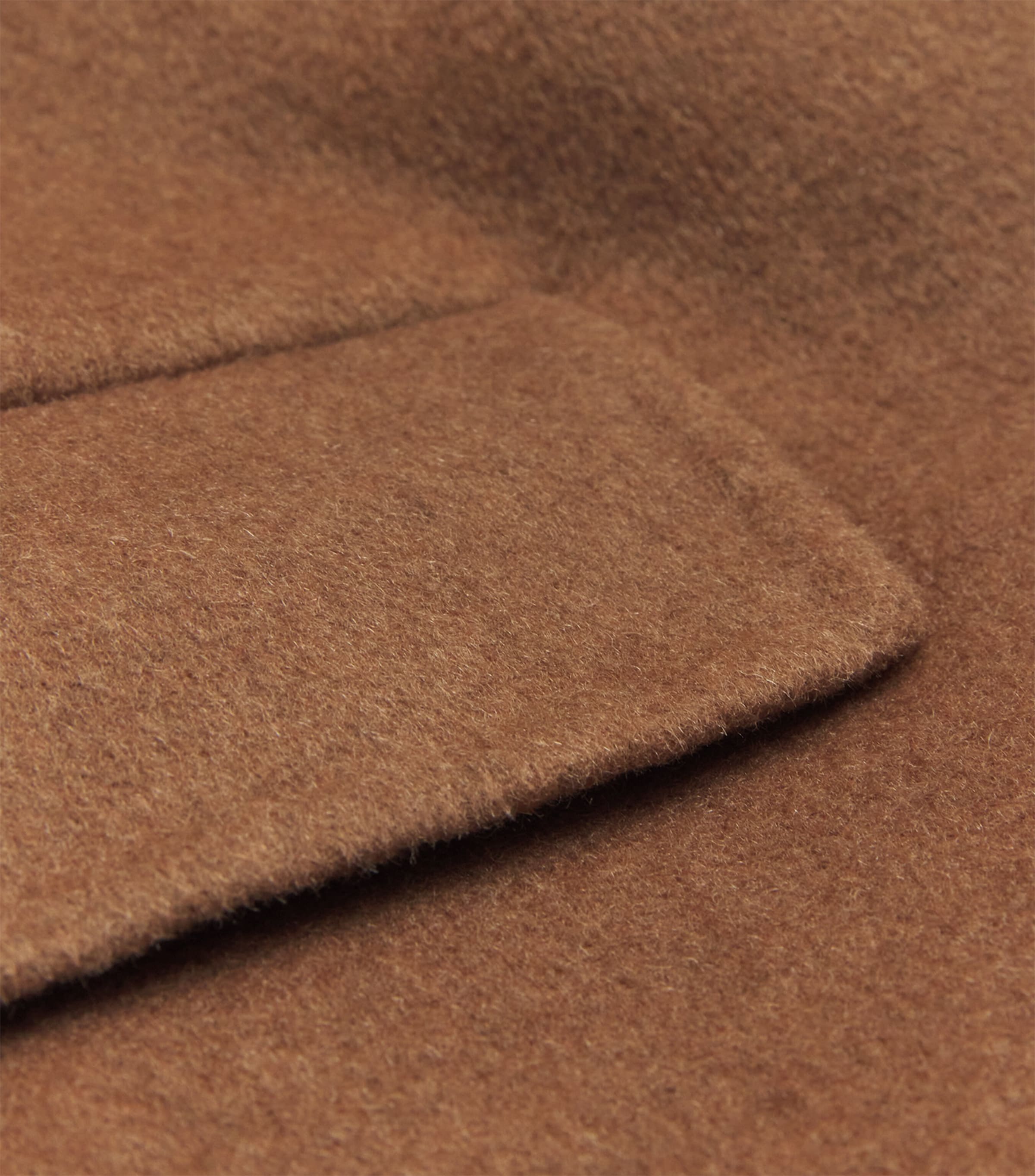 Wool-Blend Double-Faced Coat CAMEL Image 5