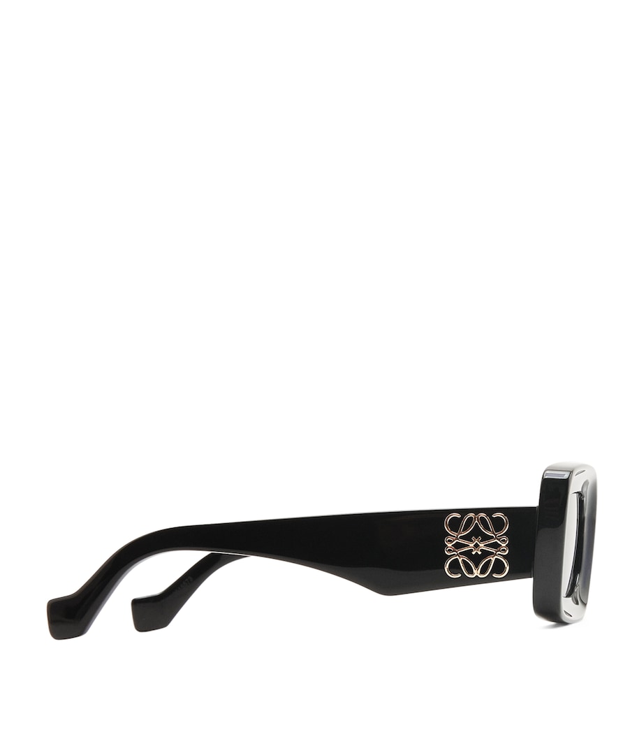 Rectangular Sunglasses BLACK Image 2