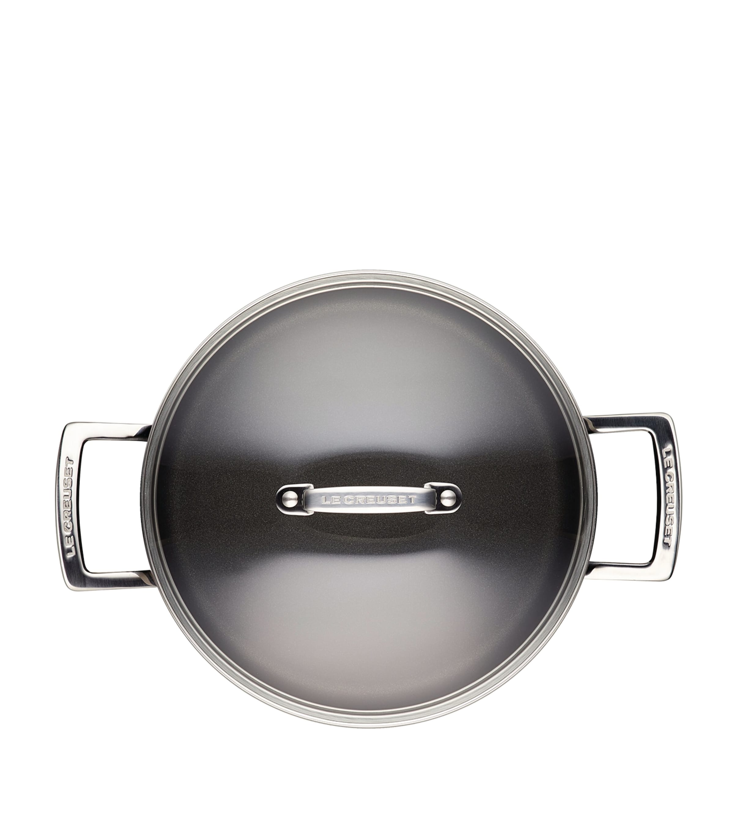 Toughened Non-Stick Deep Casserole Dish (24cm) BLACK Image 5