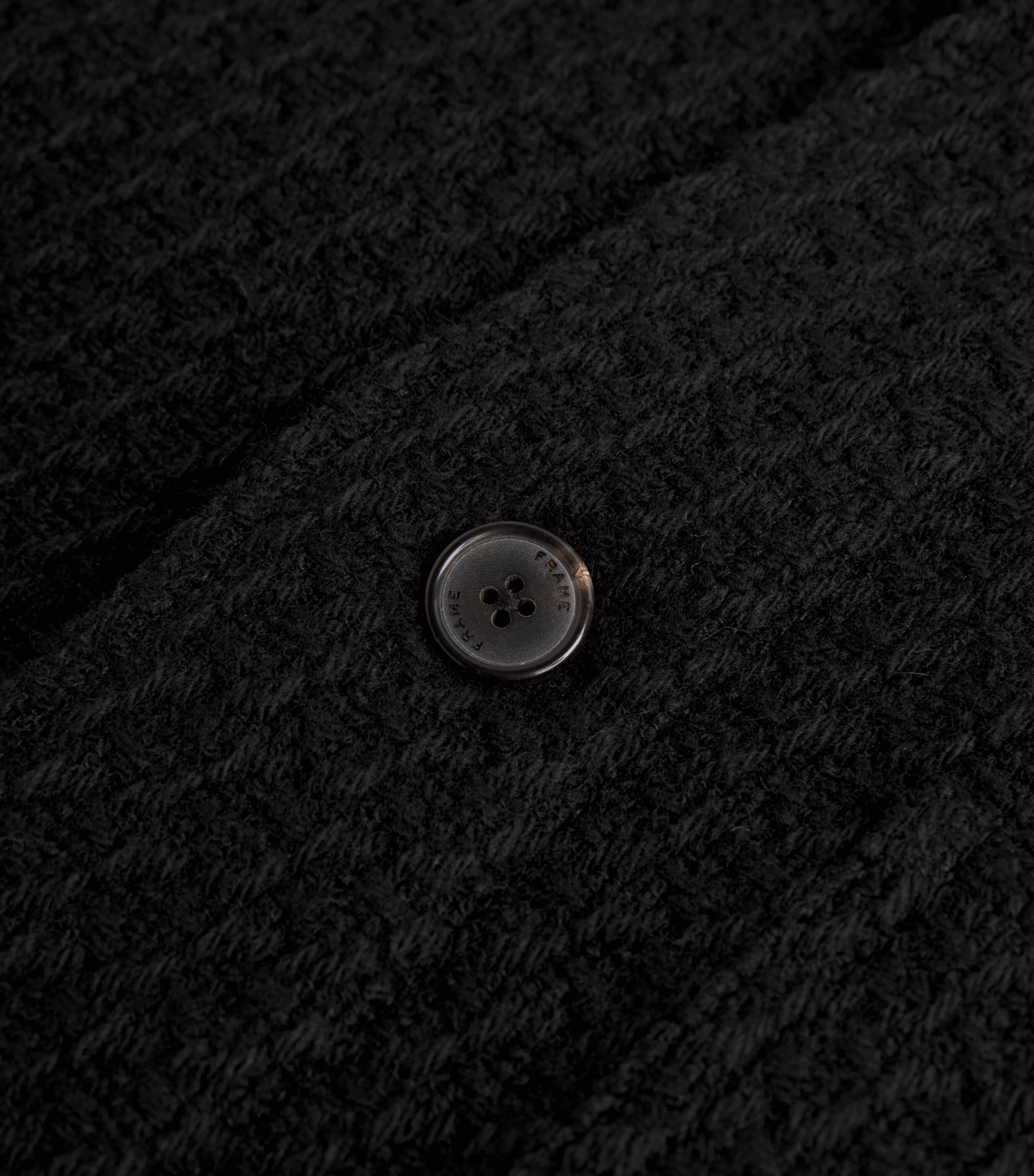 Wool-Blend Shirt Jacket BLACK Image 5