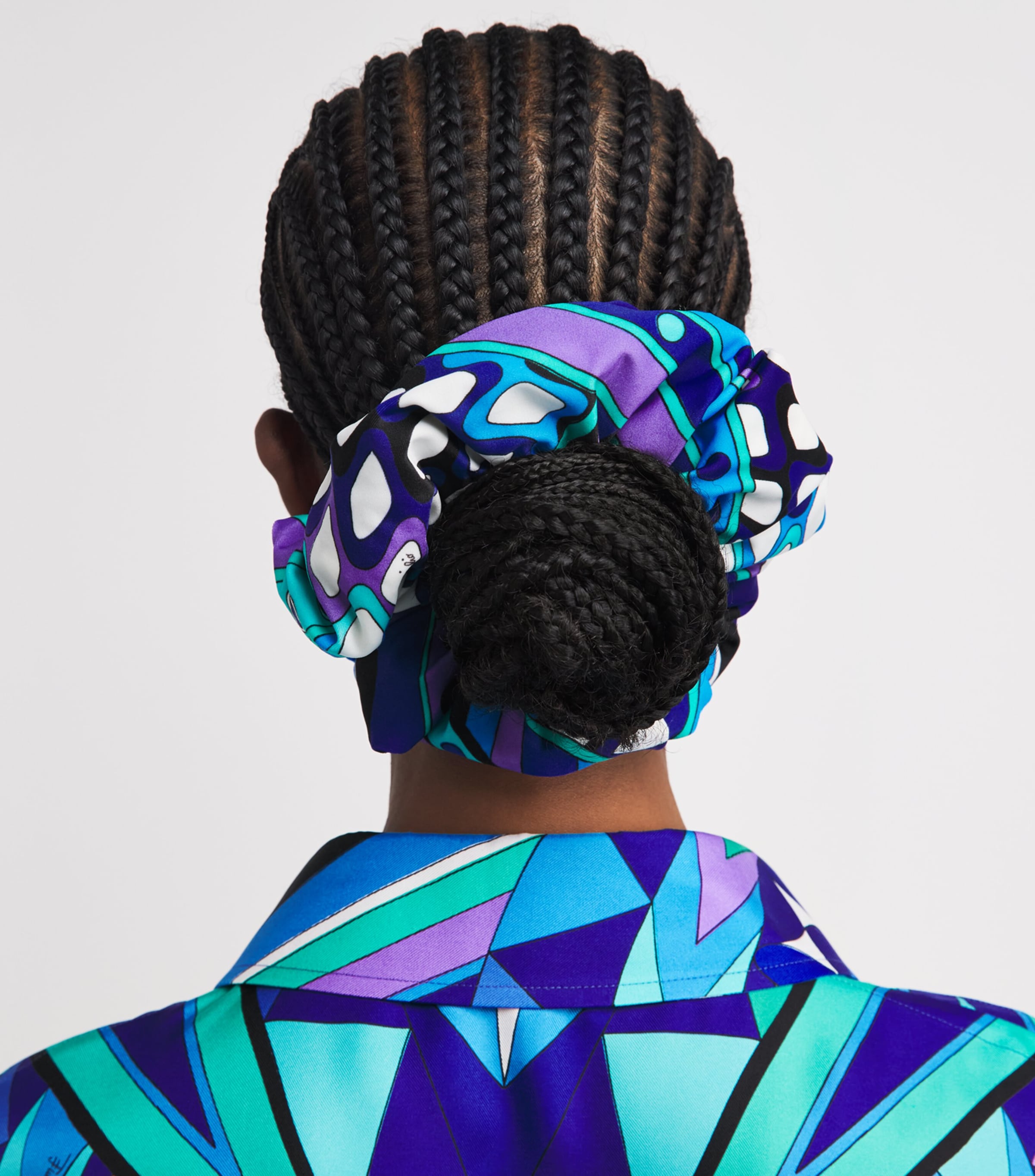 PUCCI Vivara Scrunchie Turquoise Image 2