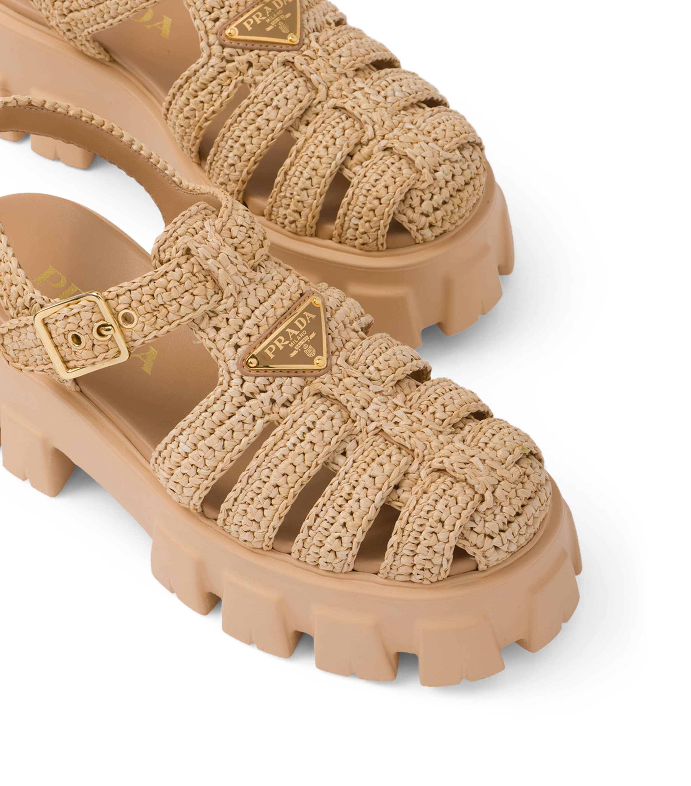 Crochet Platform Sandals 55 F0018 Image 7