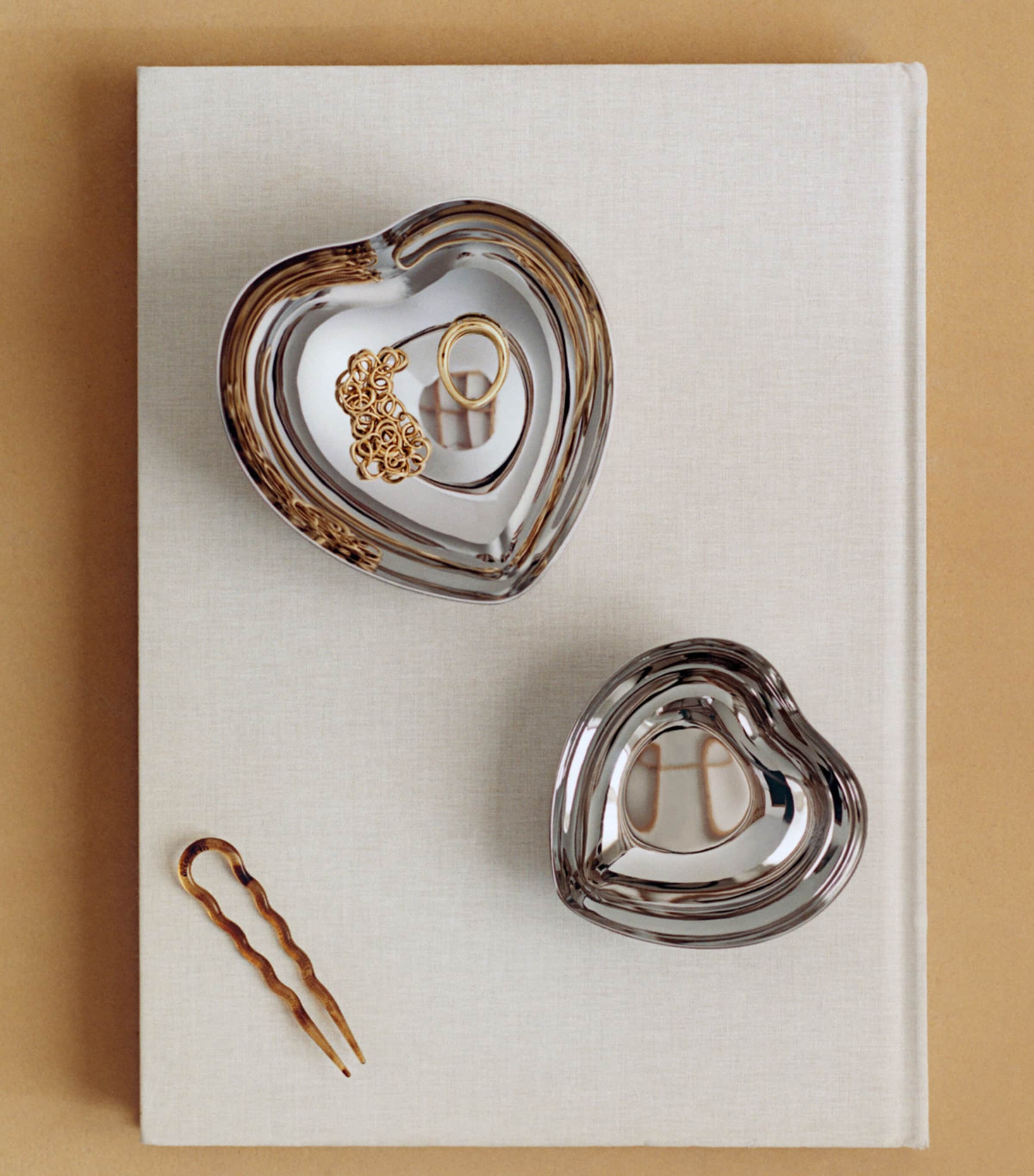 Georg Jensen Medium Heart Bowl (11.5cm) Silver Image 2