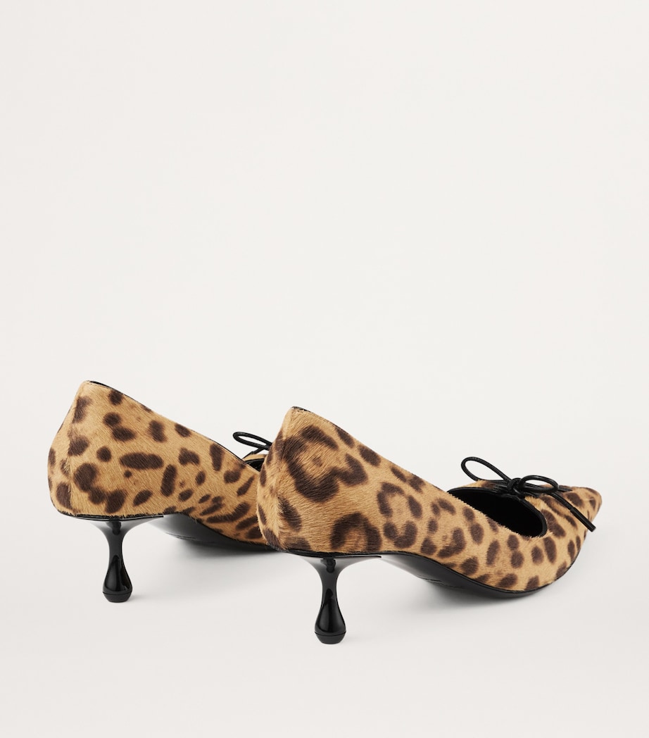 Scarlett 50 Leather Leopard Pumps NATURAL Image 2