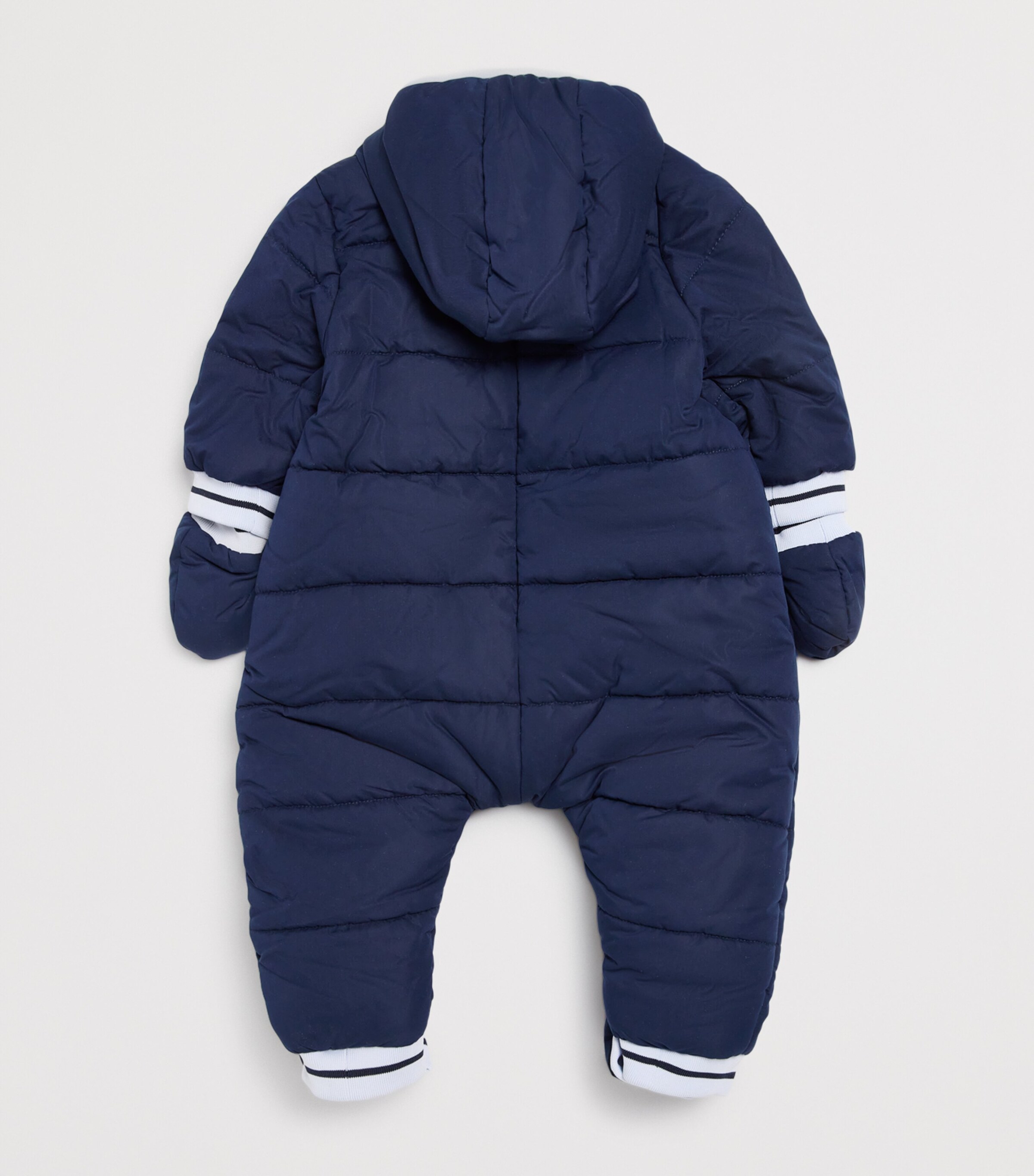 Padded Zip-Up Snowsuit (1-18 Months) NAVY Image 2