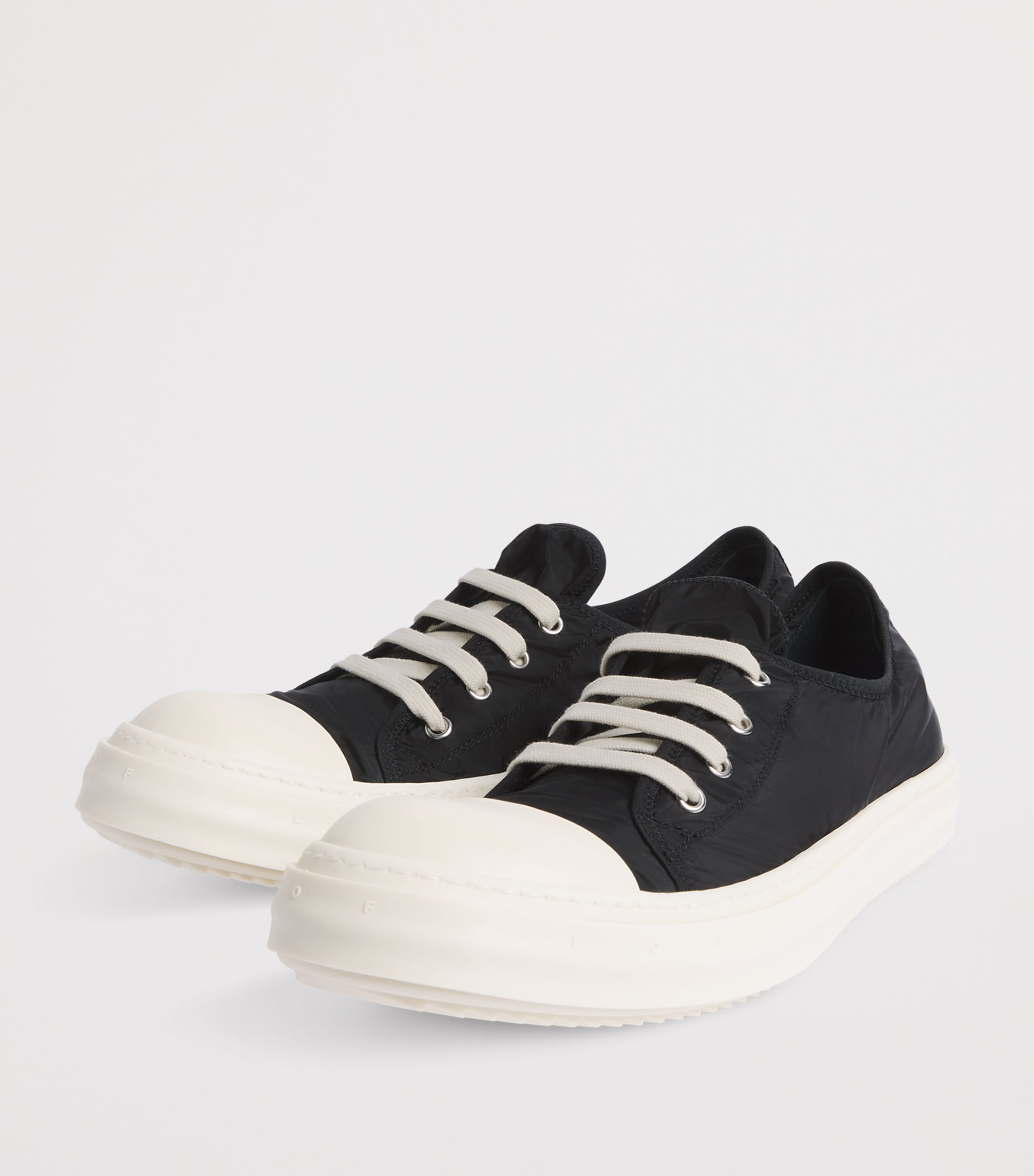 Rick Owens Tower Low Sneakers Blk/mlk/mlk Image 3