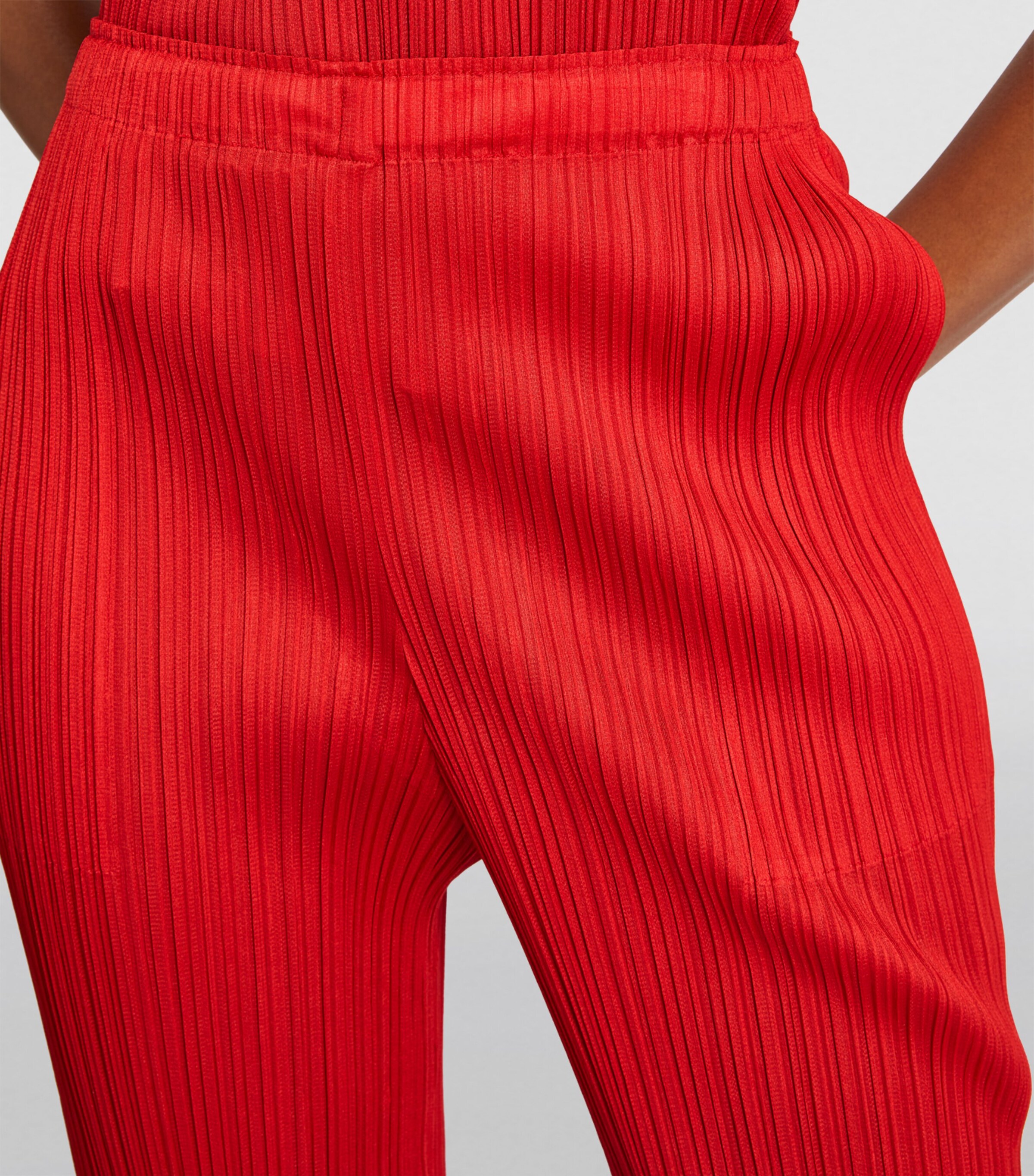Pleats Please Issey Miyake Womens Basics Straight Trousers Image 6