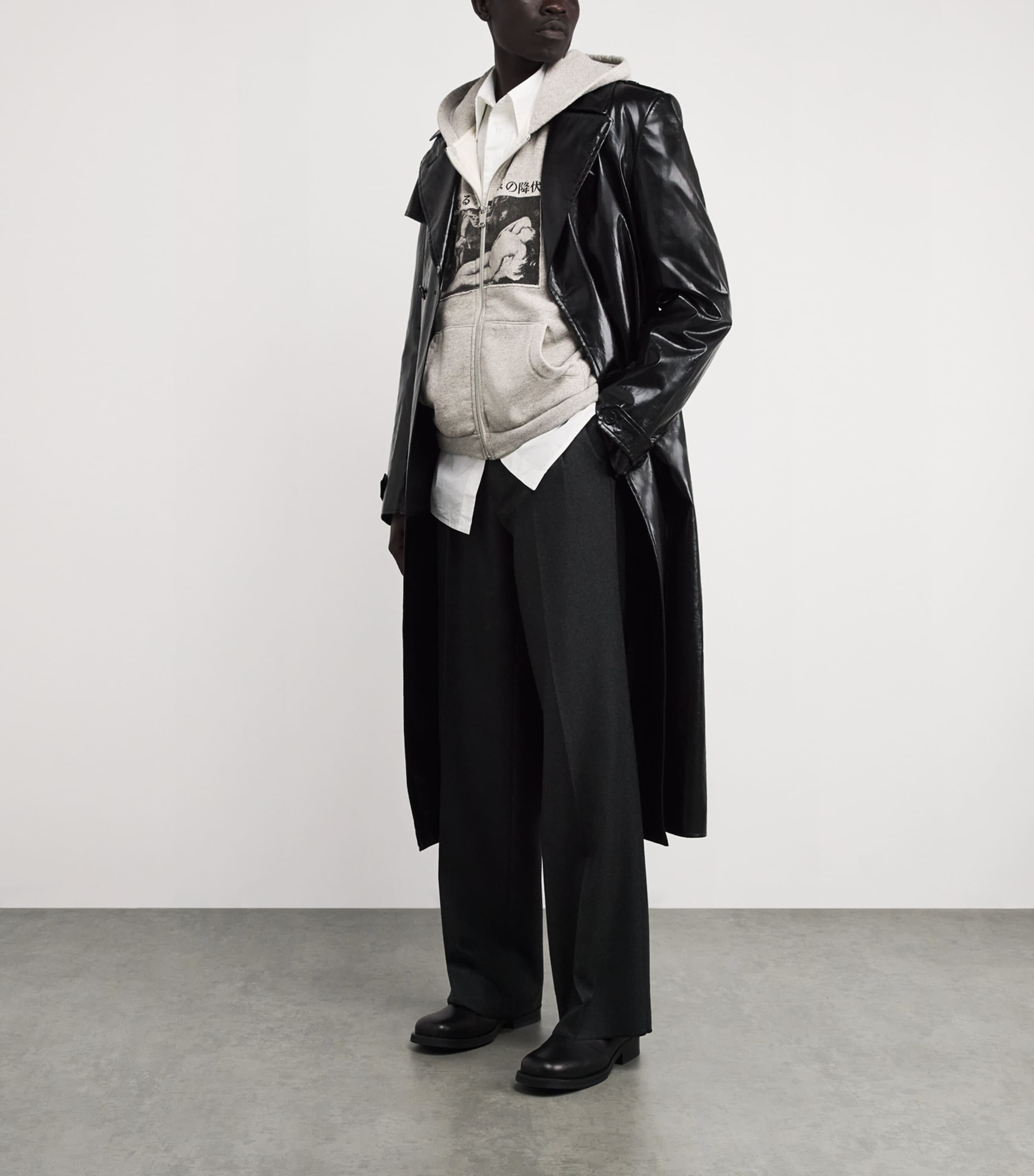 Enfants Riches Déprimés Grey Cotton Assemblage Zip Hoodie | Harrods CA
