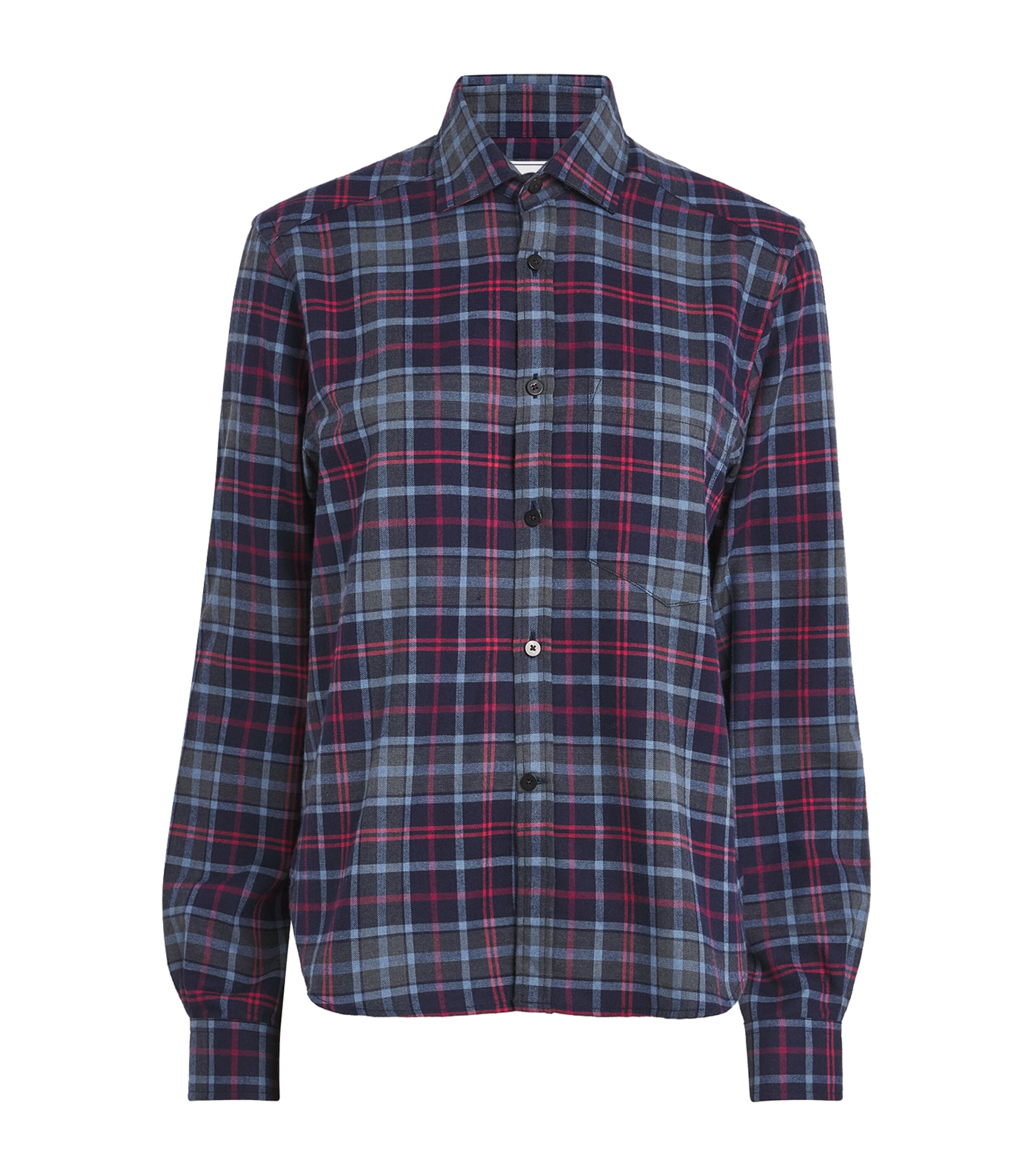 With Nothing Underneath Cotton-wool Plaid The Classic Shirt