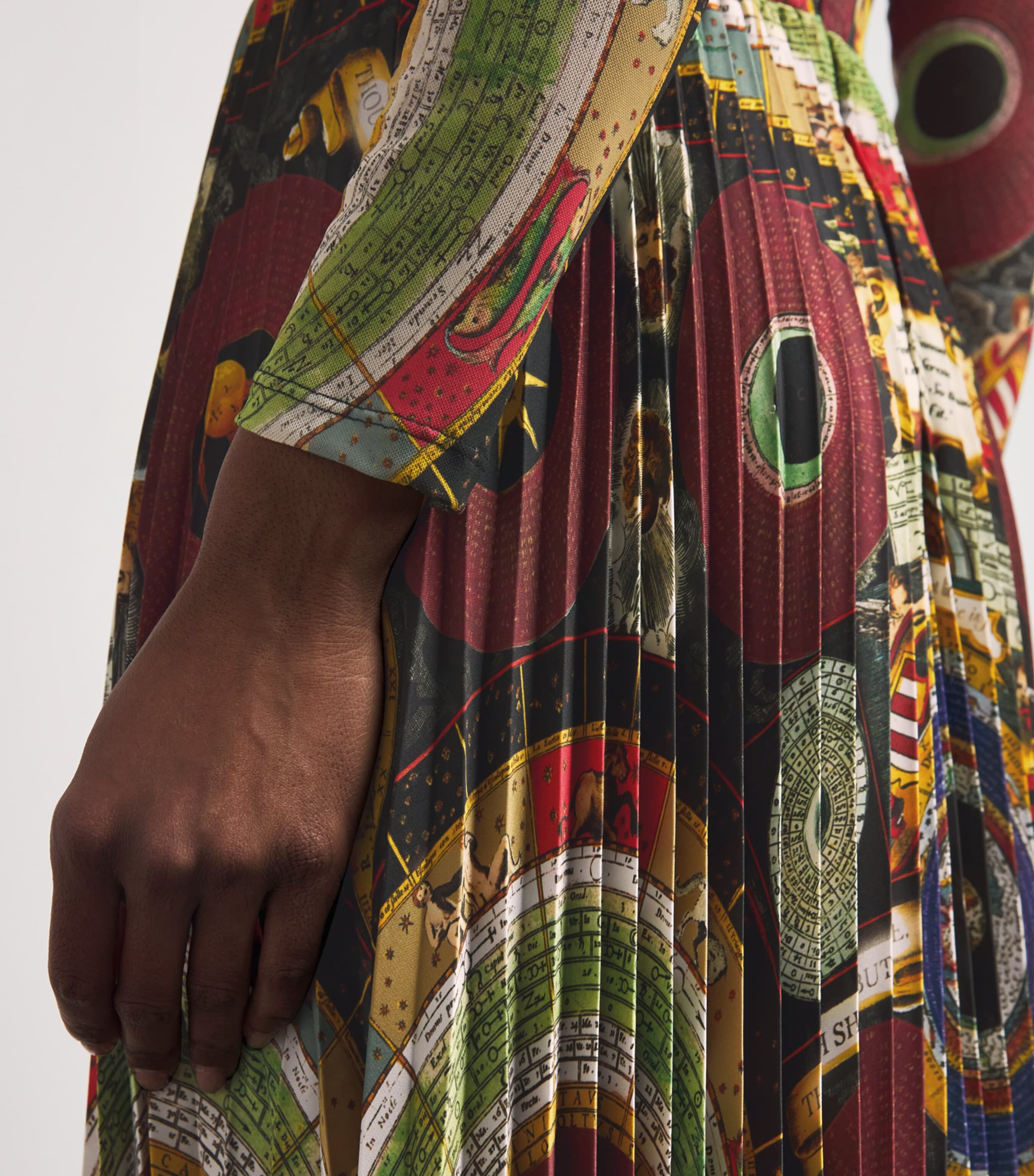 Satin Ivey Maxi Dress Y972 HANDS OF TIME Image 4