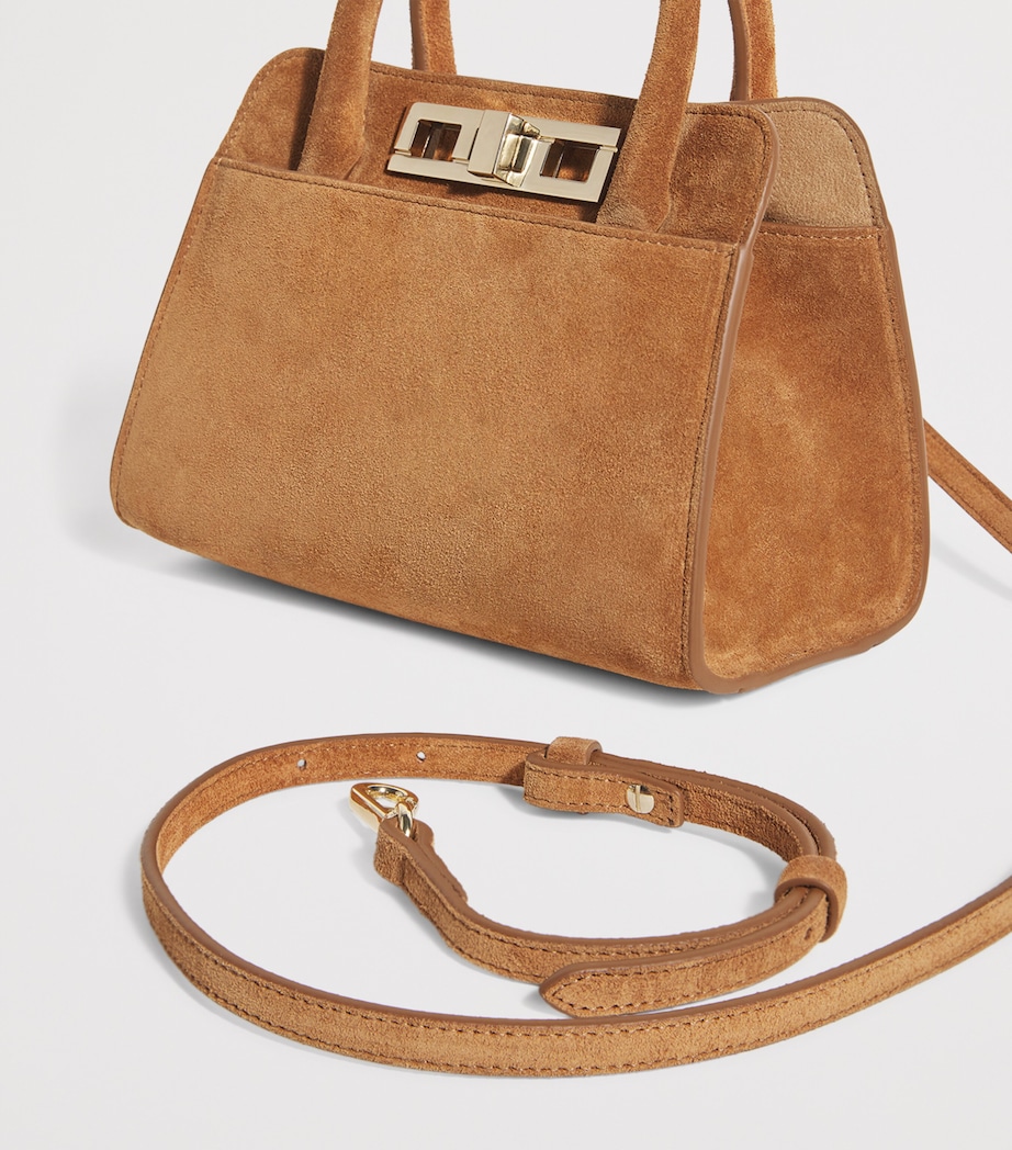 Suede Top-Handle Bag 1268 VIMINI Image 4