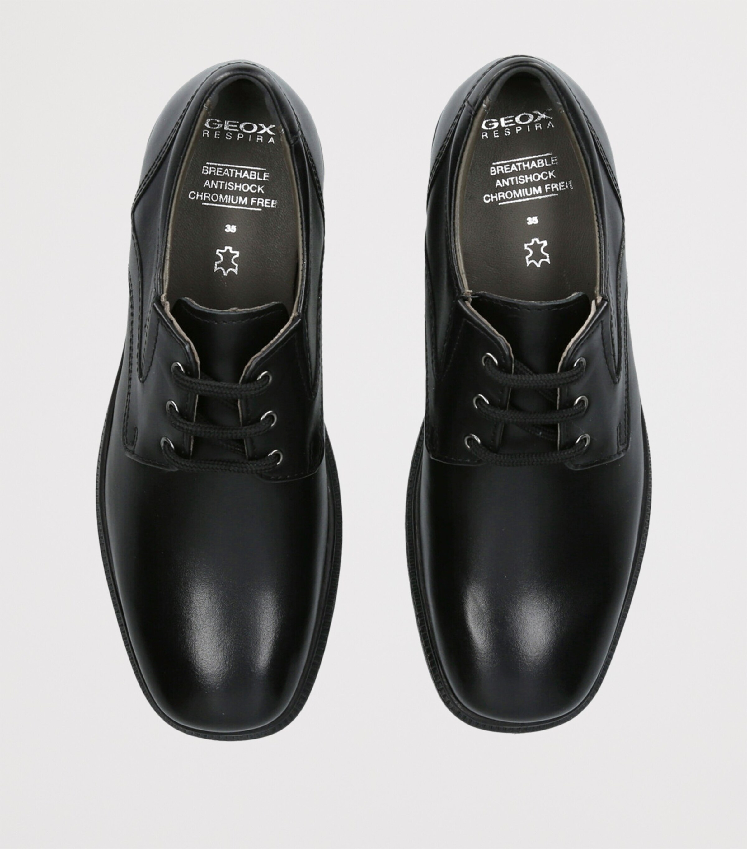 Leather Federico Shoes BLACK Image 4