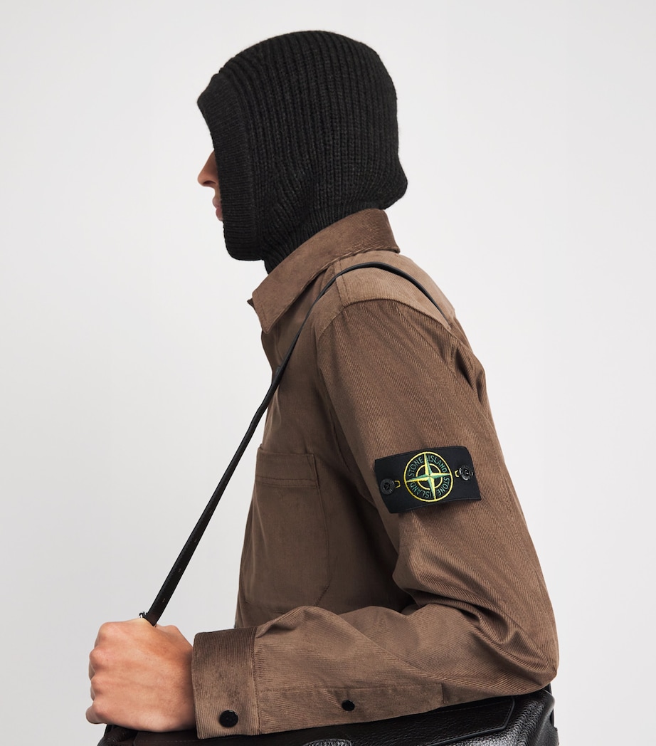 Cotton Corduroy Compass Overshirt V007C Image 6