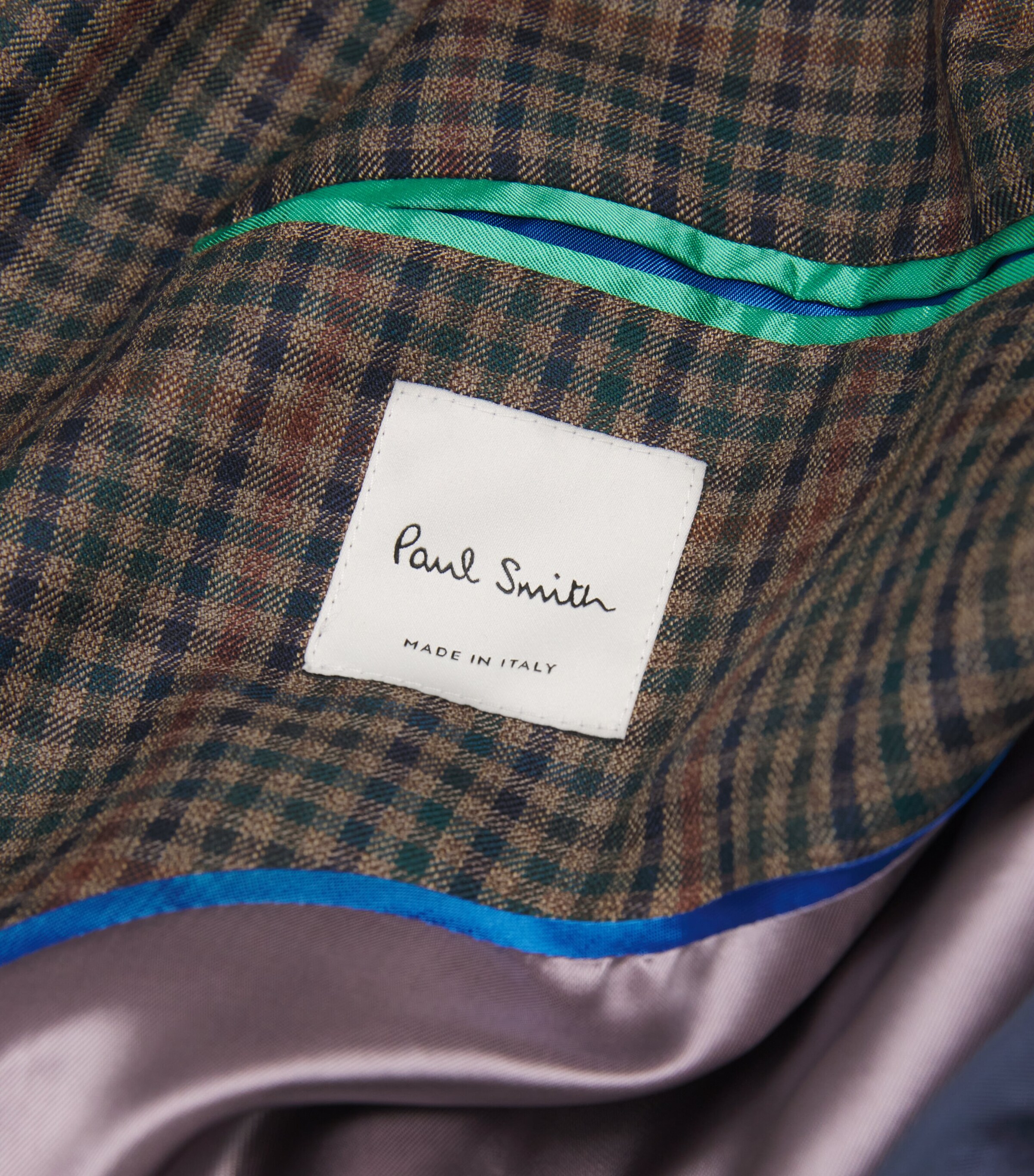 Wool Check Jacket 62_TAN Image 5