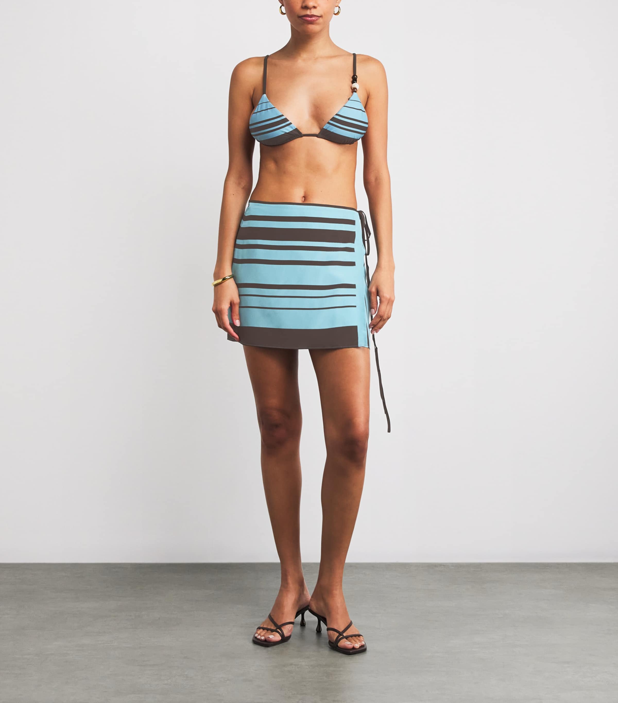 SIR. Multi Silk Rioja Wrap Mini Skirt | Harrods US