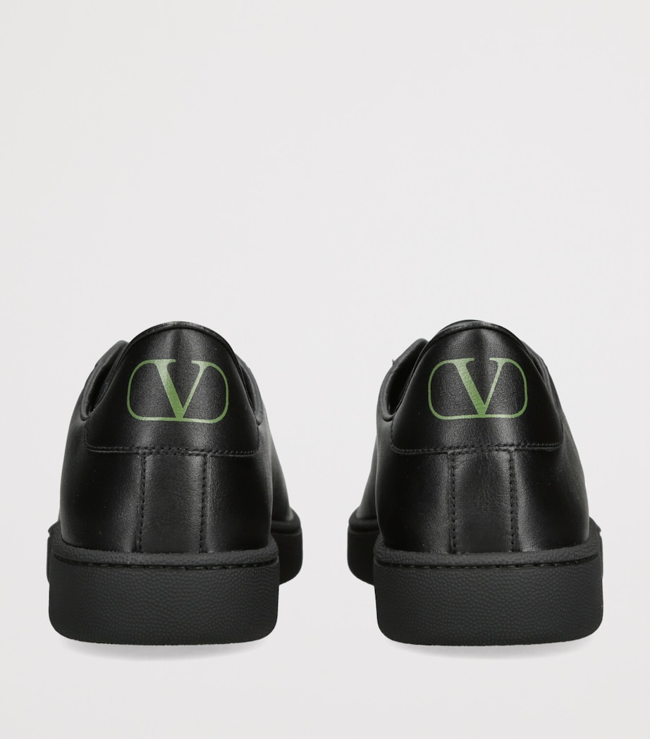 Valentino Garavani Leather Royco Sneakers Black Image 2