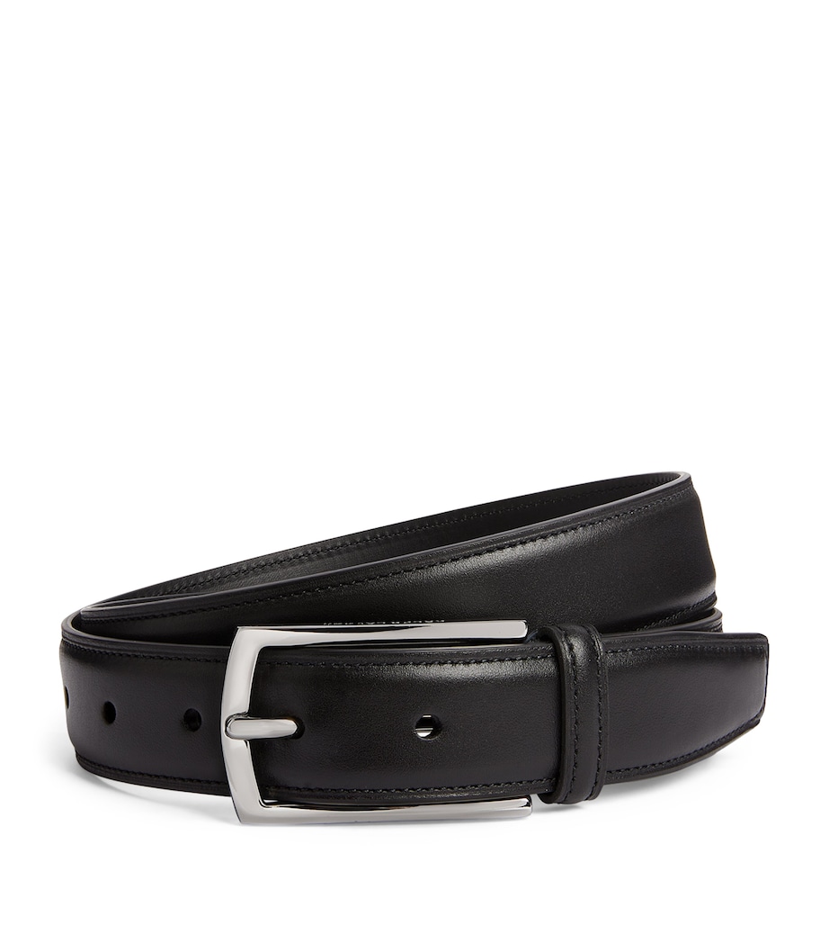 Leather Belt BLACK Image 1