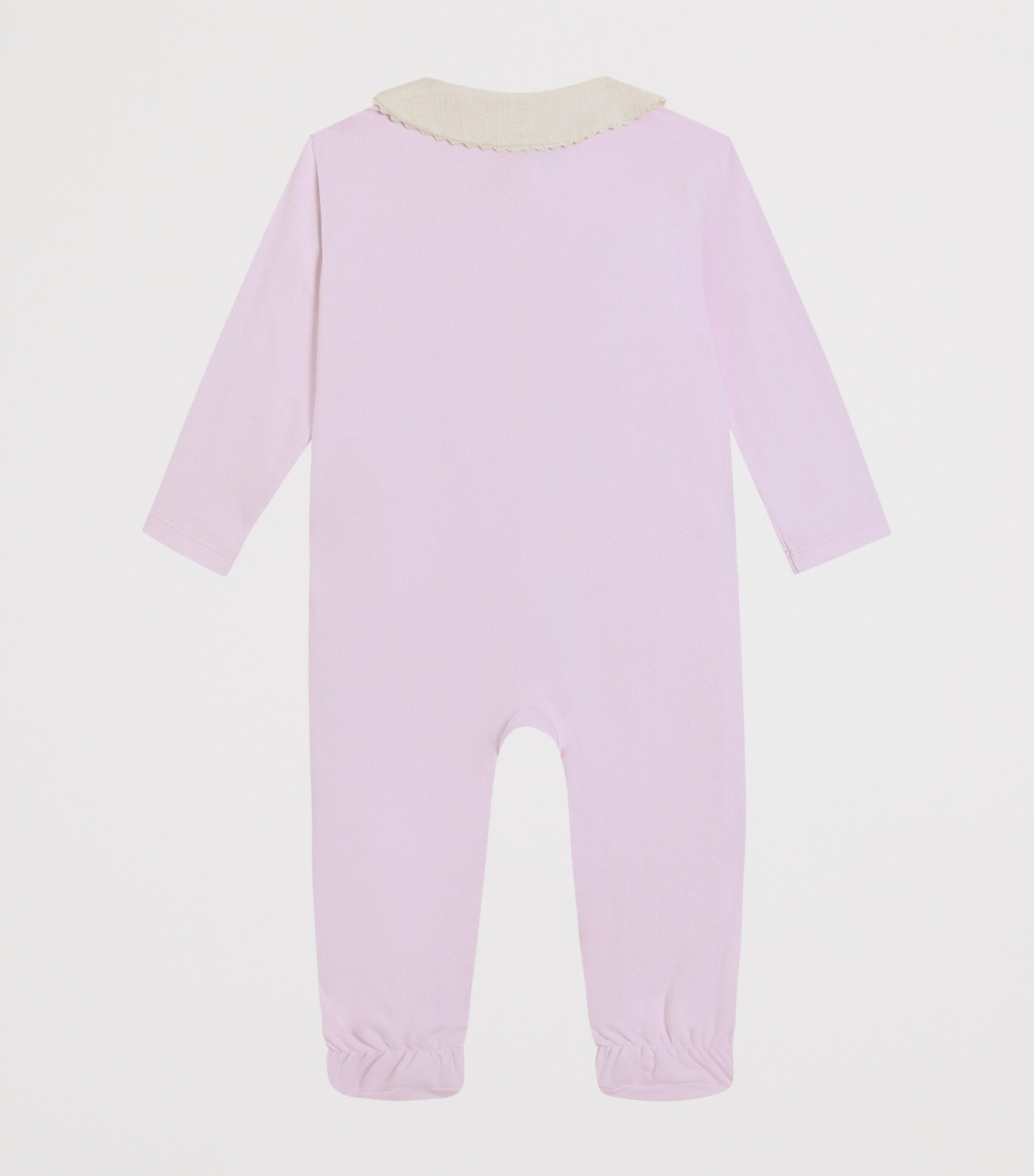 Dolce&Gabbana Kids Cotton Logo All-In-One, Bib and Hat Set (0-24 Months) Very Light Pow Image 3