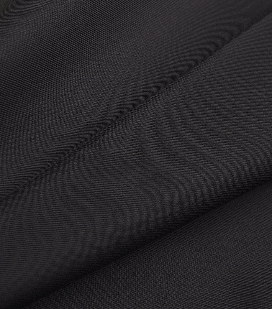 Wool Straight Trousers 10 BLACK Image 5