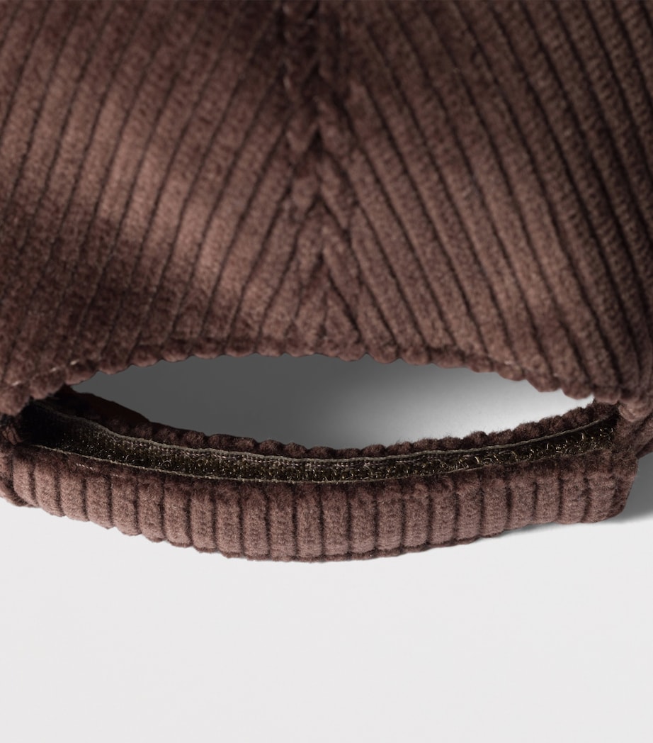 Corduroy Logo Baseball Cap F0192 Image 3
