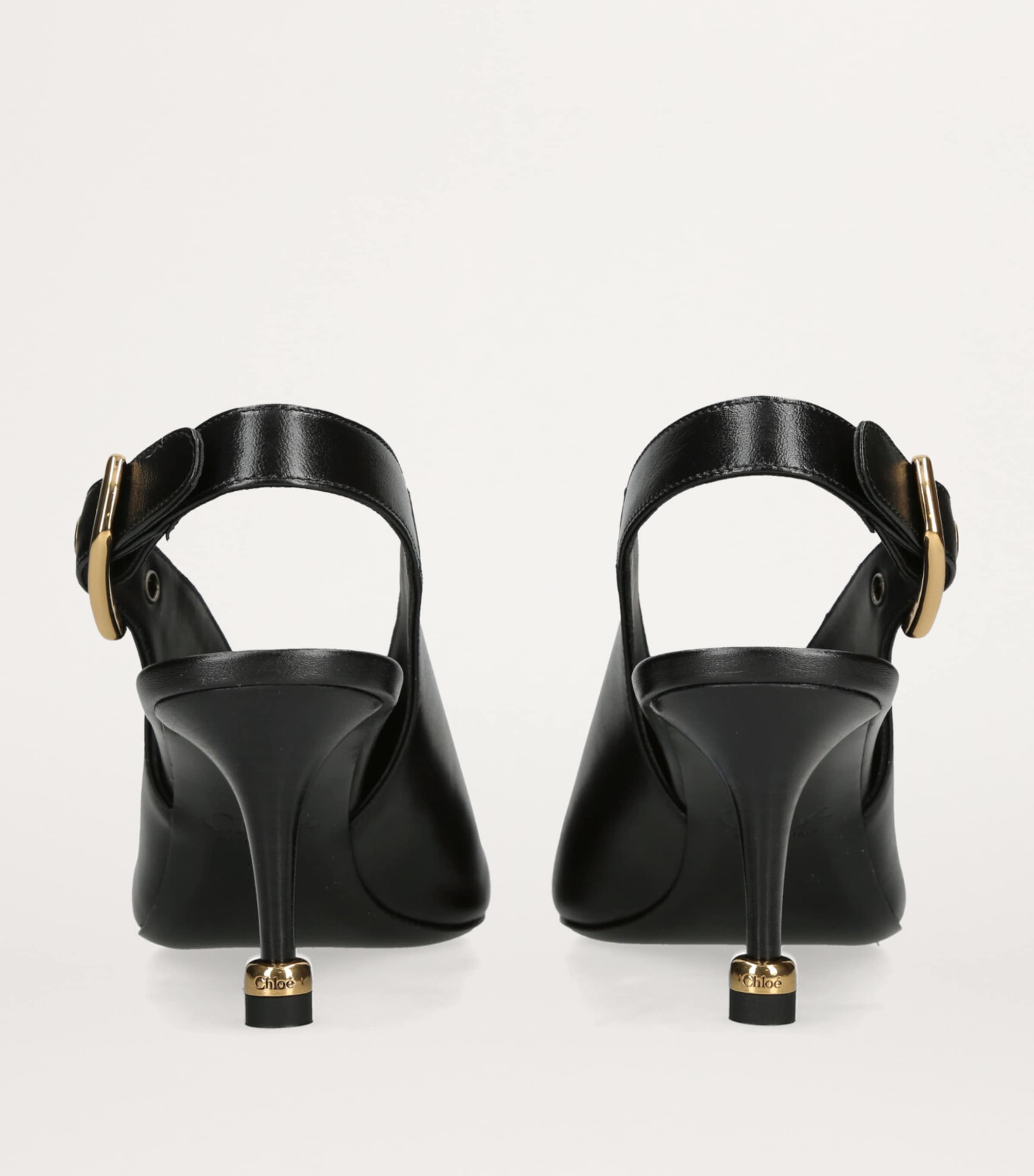 Chloé Leather Andrea Slingback Pumps 70 | Harrods UK