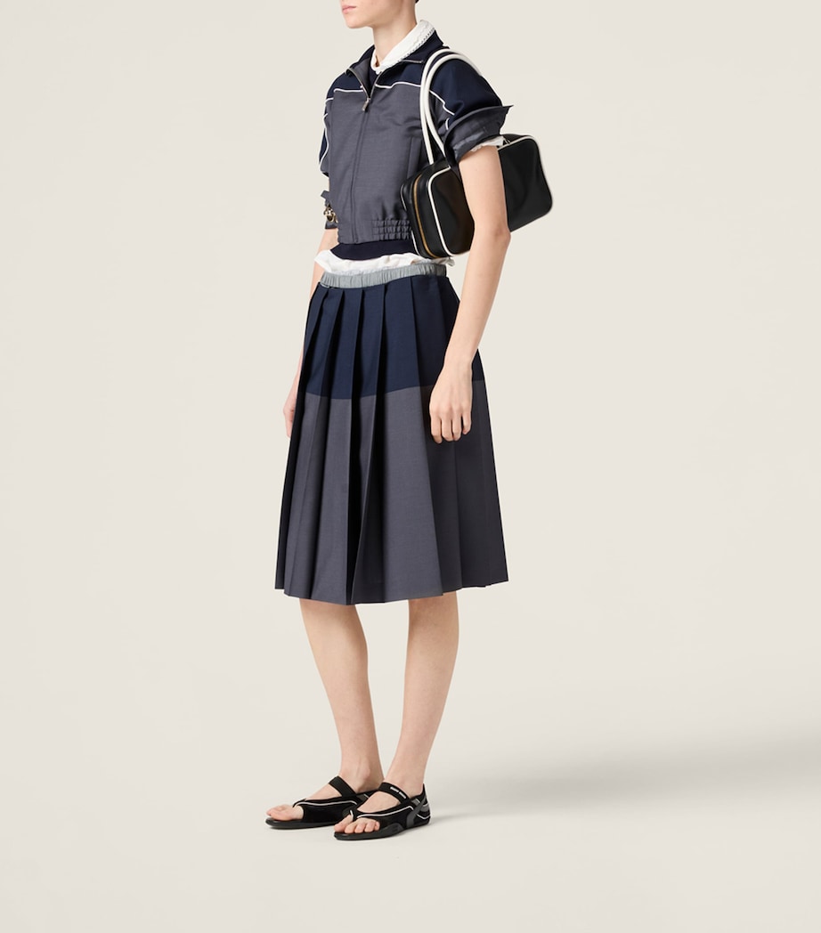 Lace-Trim Logo Shirt F0009 Image 2