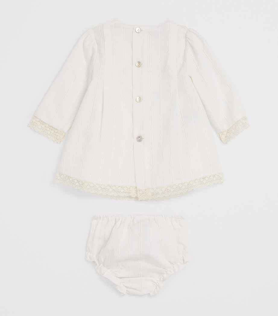 Cotton-Blend Lace Dress and Bloomers Set (1-24 Months) 60 T2020 Image 2