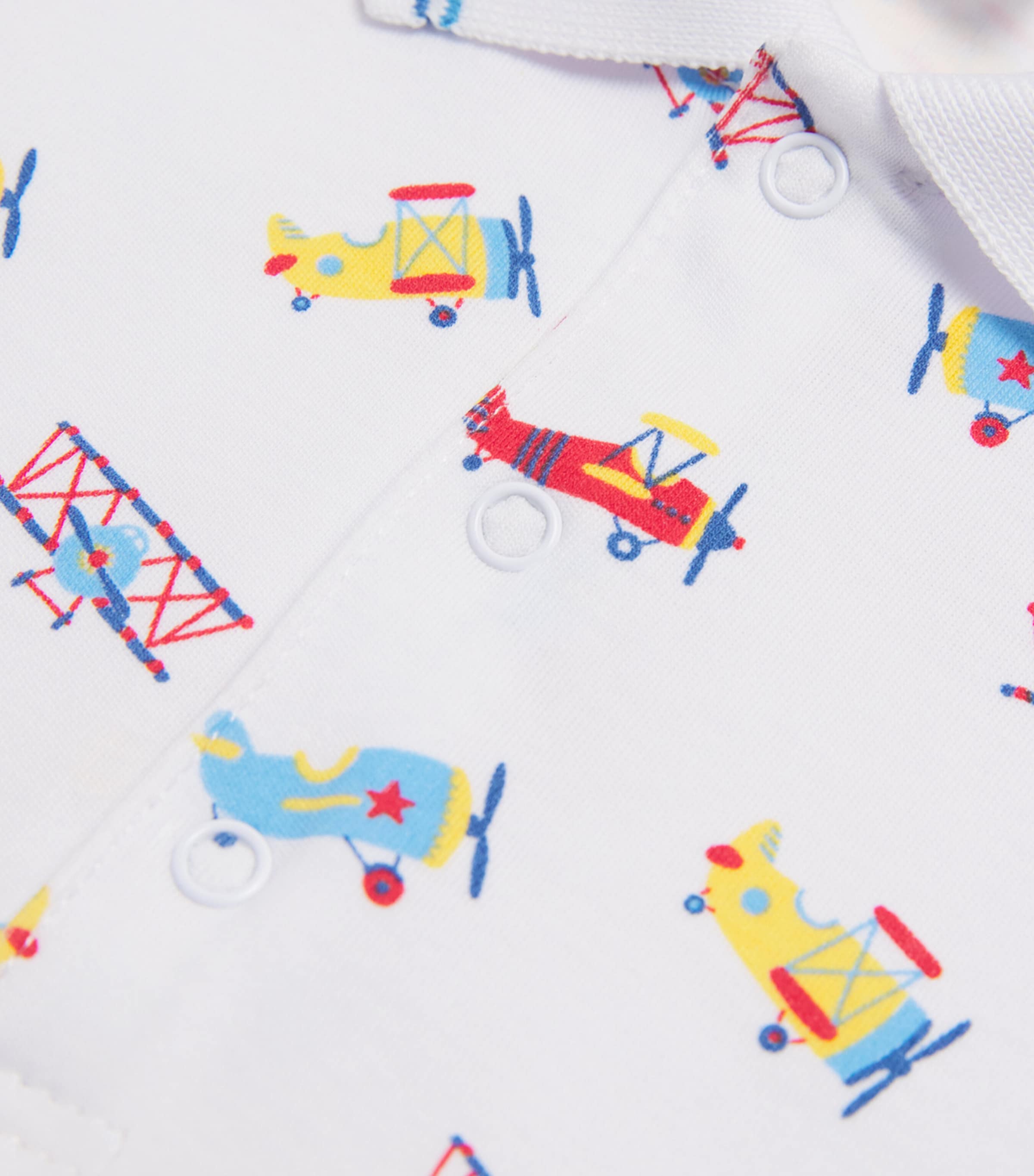 Kissy Kissy Pima Cotton Let’s Fly Away Polo Shirt and Shorts Set (3-24 Months) Image 3