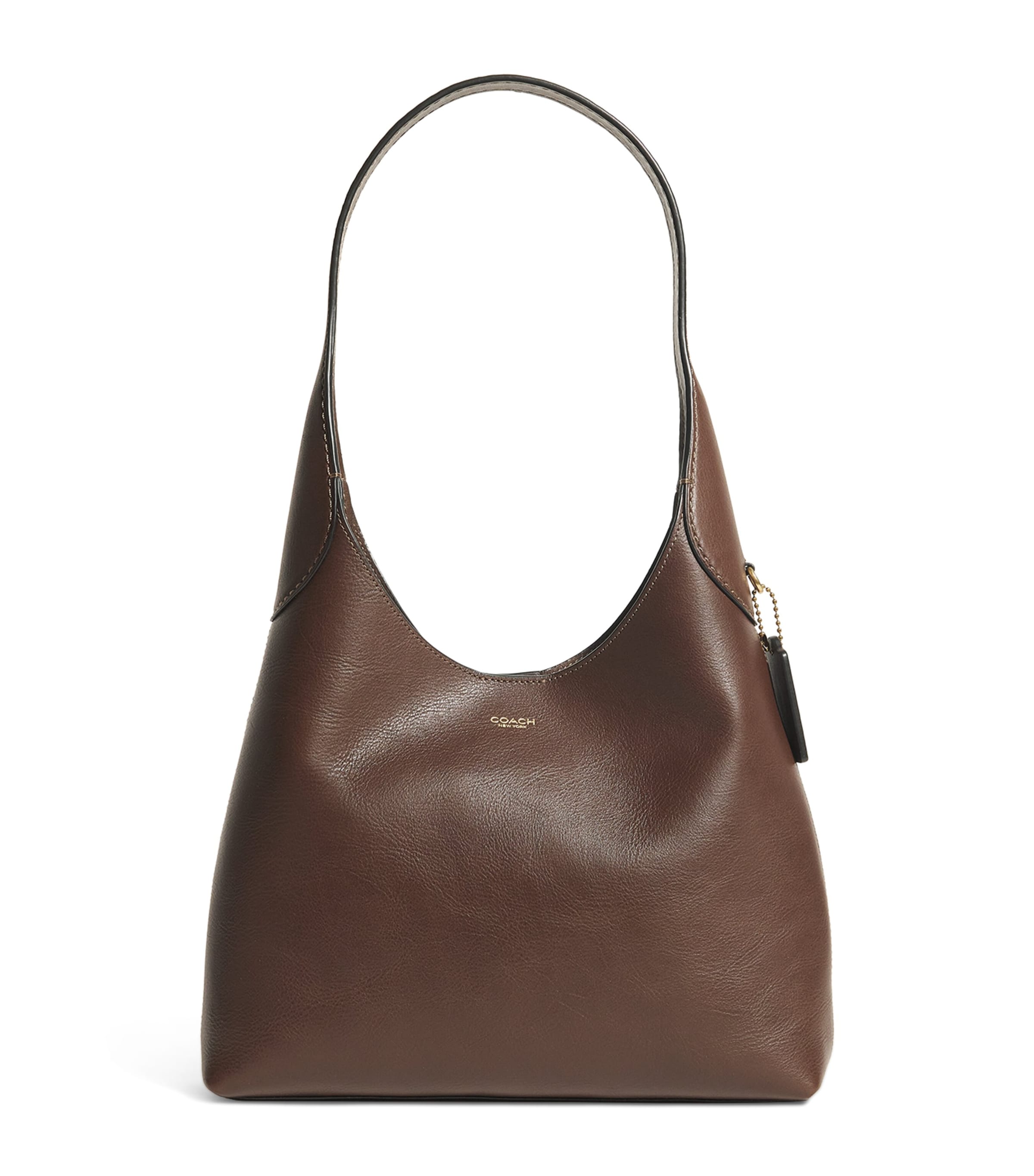 Coach Maple Brooklyn 28 Leather Shoulder Bag In Brown ModeSens