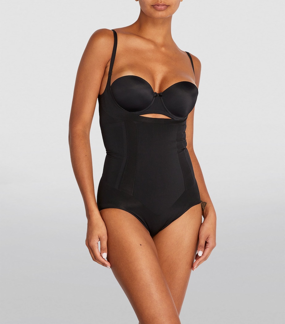 SPANXsculpt OnCore Open-Bust Brief Bodysuit - Firm Control VERY BLACK Image 2