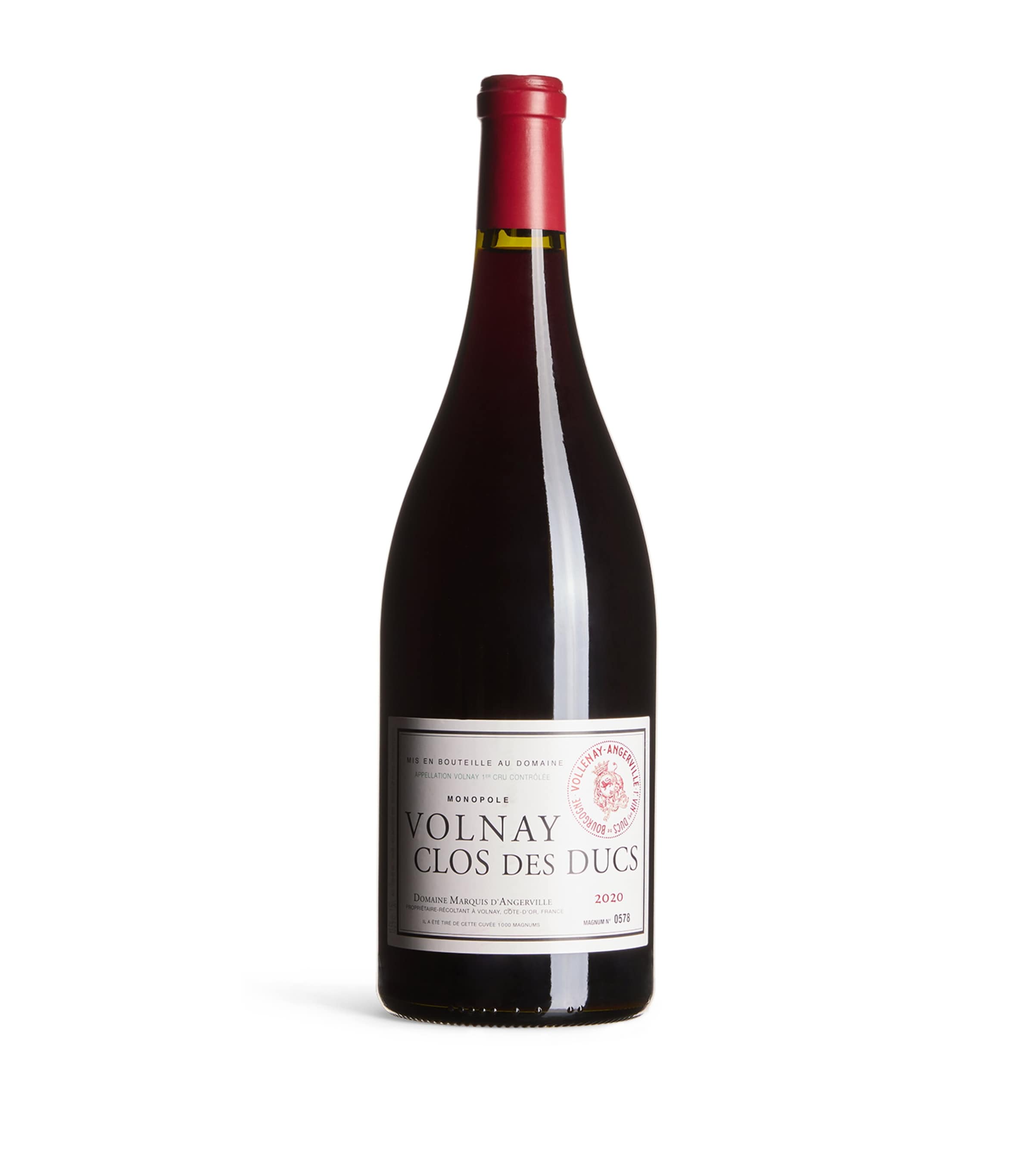 Domaine Marquis D'Angerville Domaine Marquis d'Angerville Clos des Ducs Volnay Premier Cru 2020 (75cl) - Burgundy, France Image 1