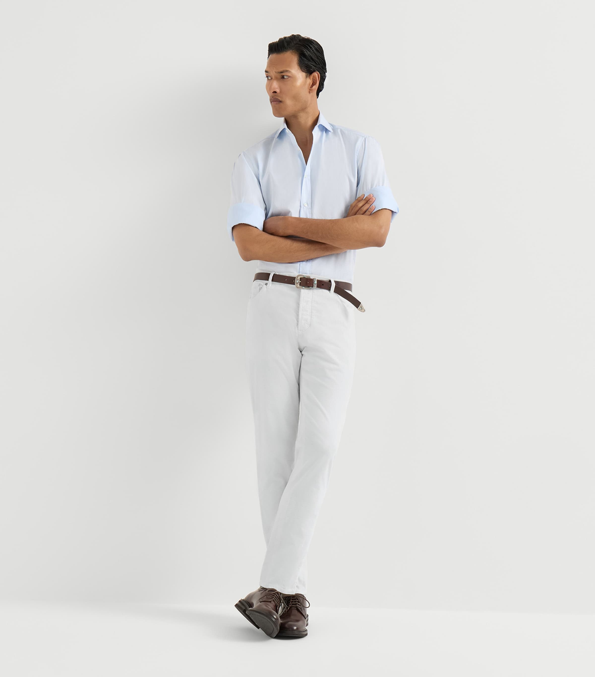 Brunello Cucinelli Mens Comfort Denim Straight Jeans Image 2