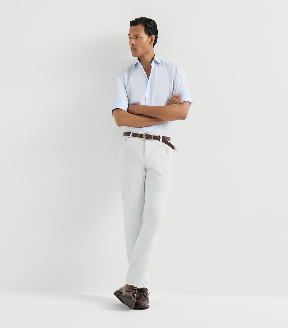 Brunello Cucinelli Mens Comfort Denim Straight Jeans Image 2