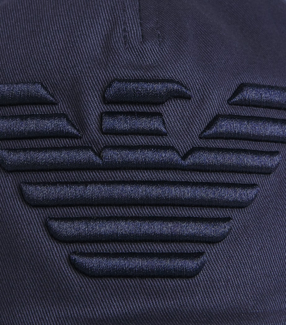 Emporio Armani Cotton Eagle Baseball Cap Image 4