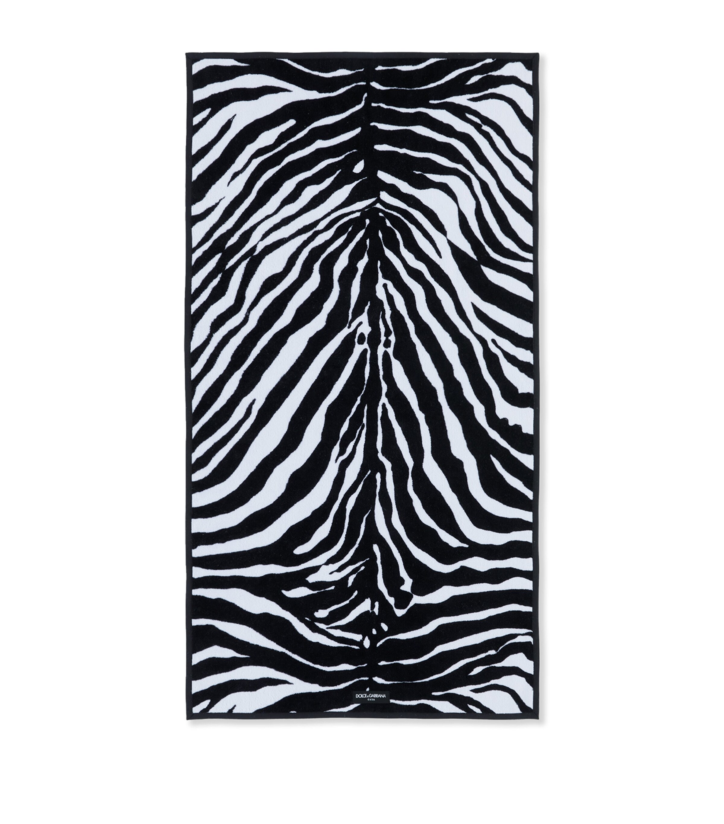 Cotton Zebra Print Hand Towel (60cm x 110cm) UZ003ZEBRA Image 2