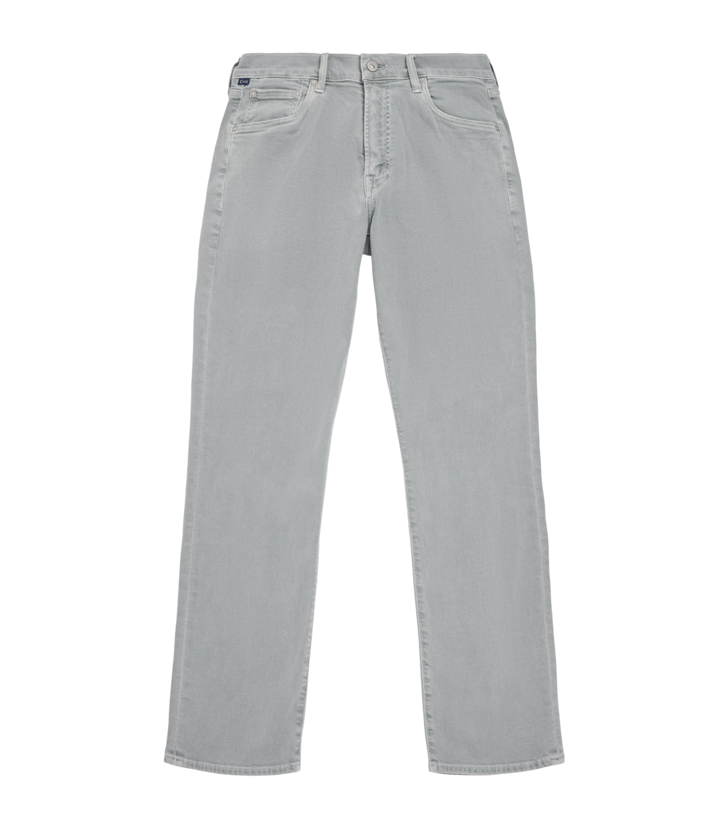 Citizens of Humanity Mens Elijah Straight Perform Jeans Sea Grey Image 1