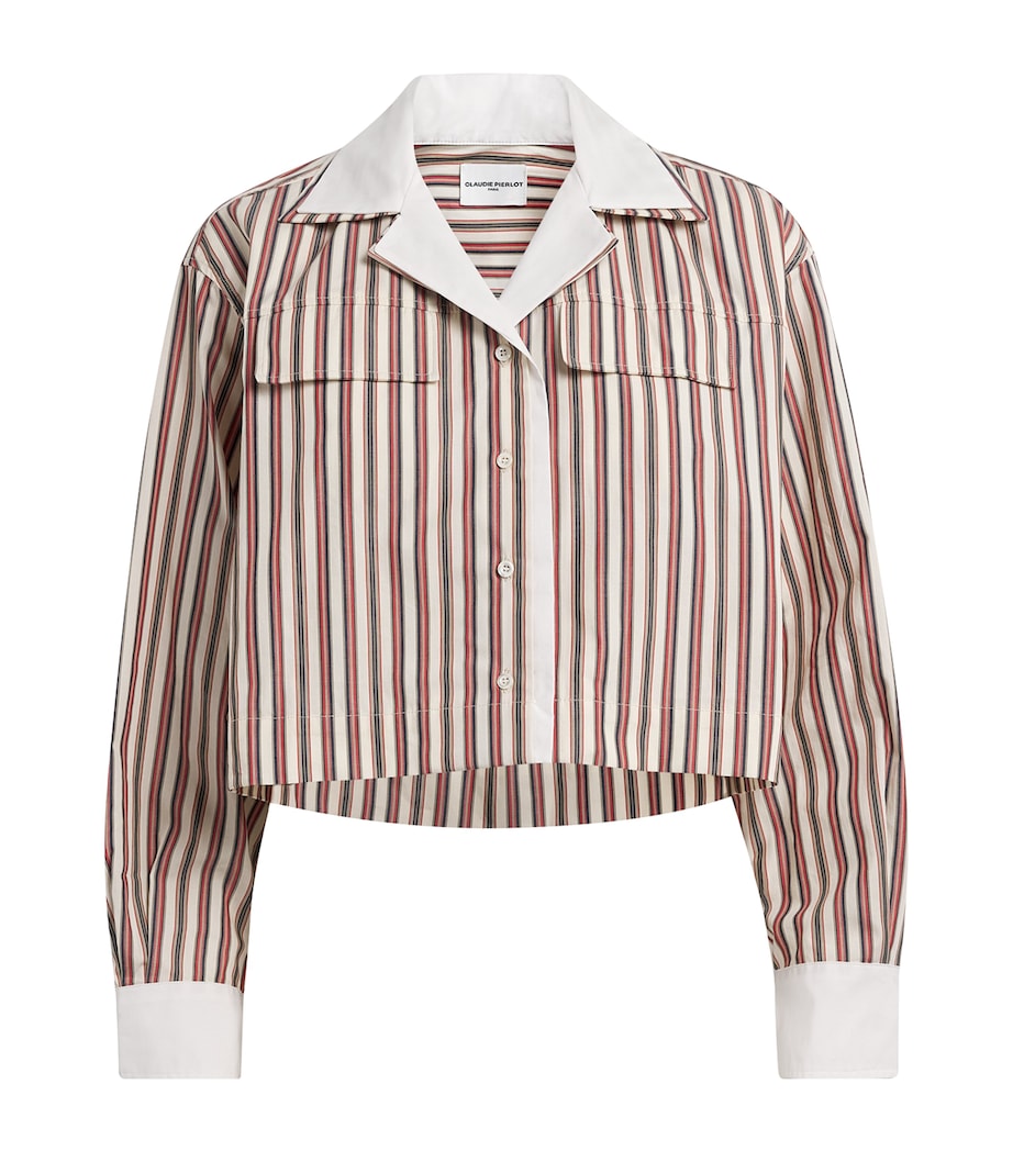 Double-Layered Stripe Shirt MULTICOLORED Image 1
