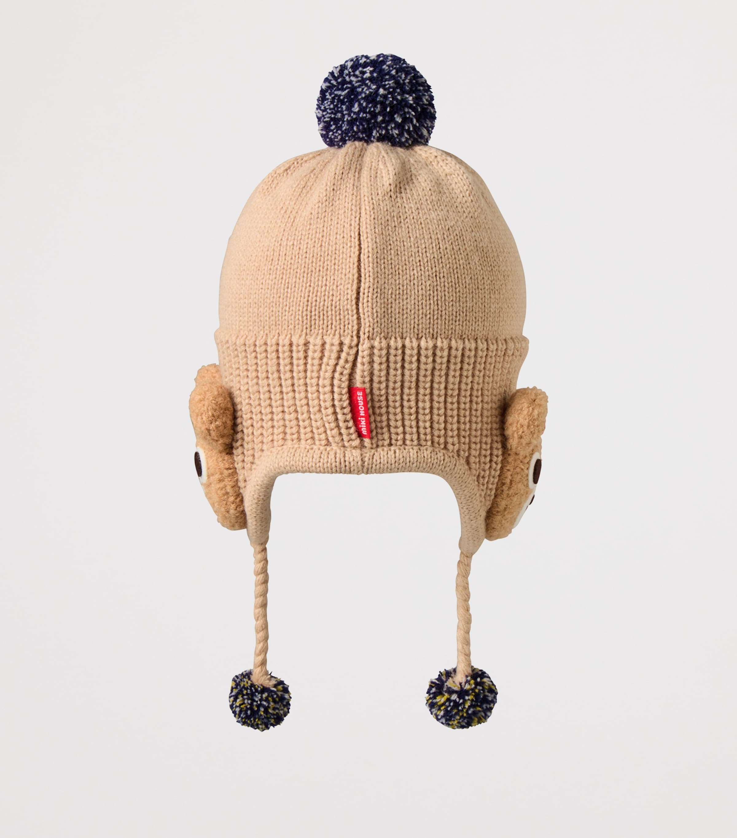 Miki House Knitted Bear Hat Image 5