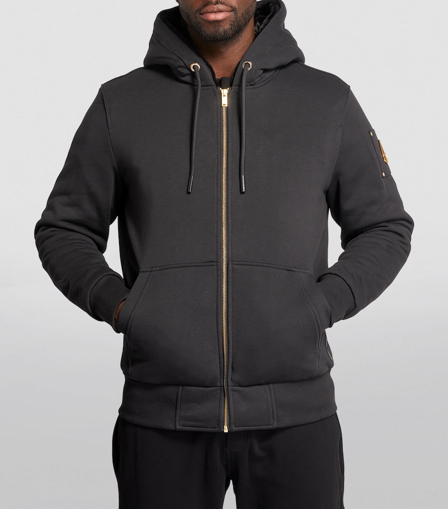 Linden Bunny Zip-Up Hoodie 804 BLK W/BLK FAUX Image 3