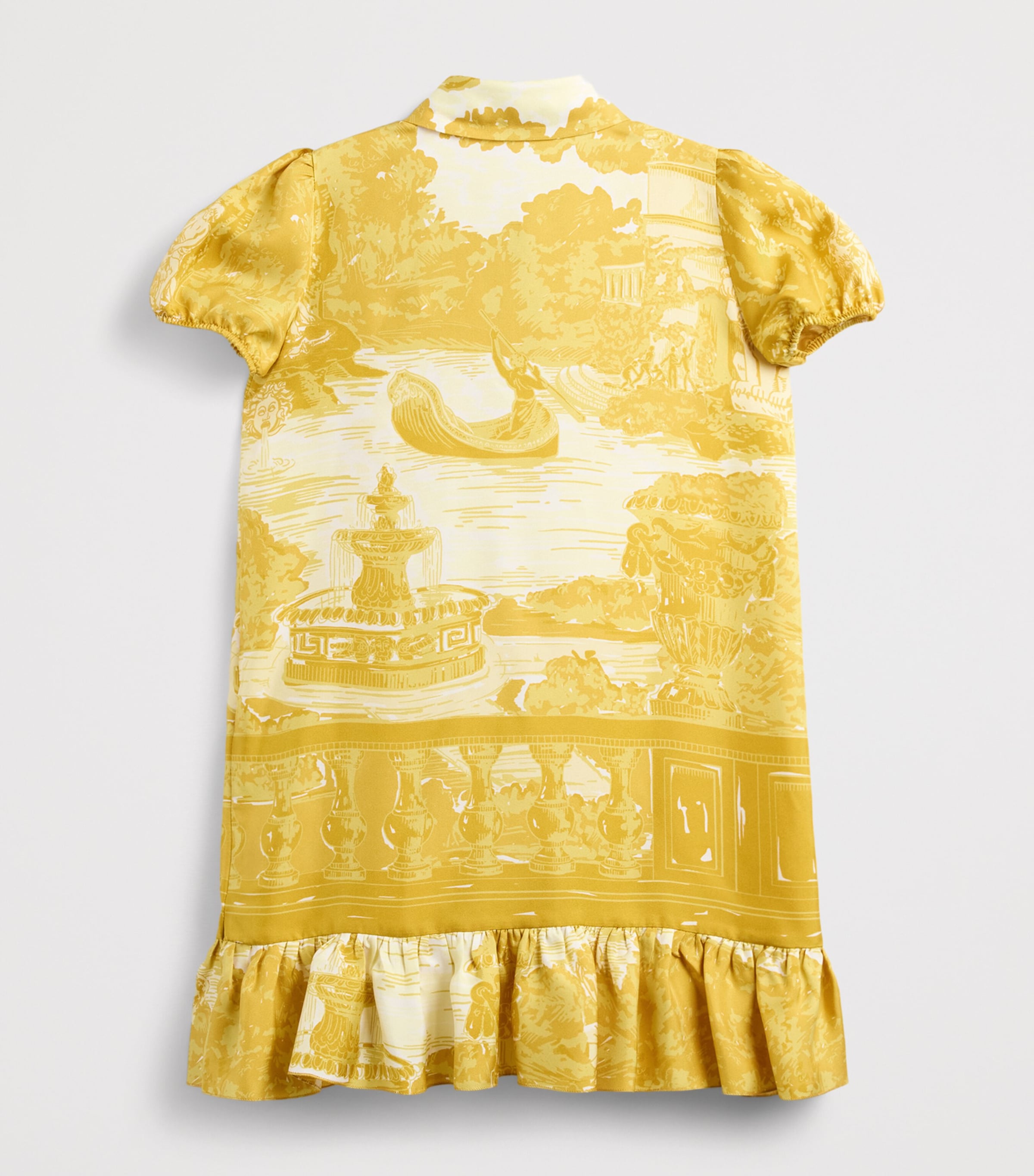 Versace Kids Silk Twill Grotto Shirt Dress (4-14 Years) Image 2