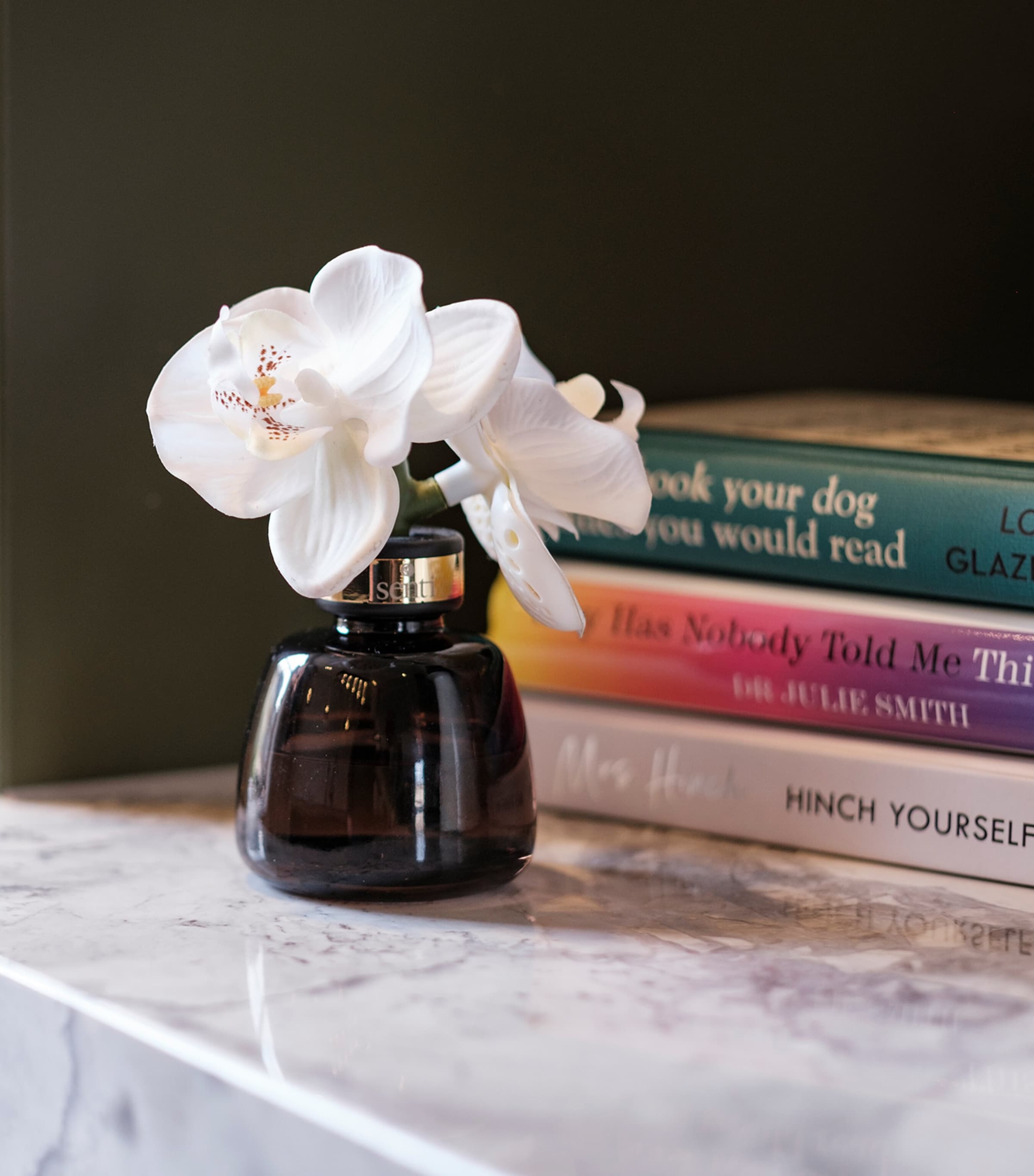 The Little Orchid Jasmine and Geranium Diffuser (100ml) BRONZE Image 3