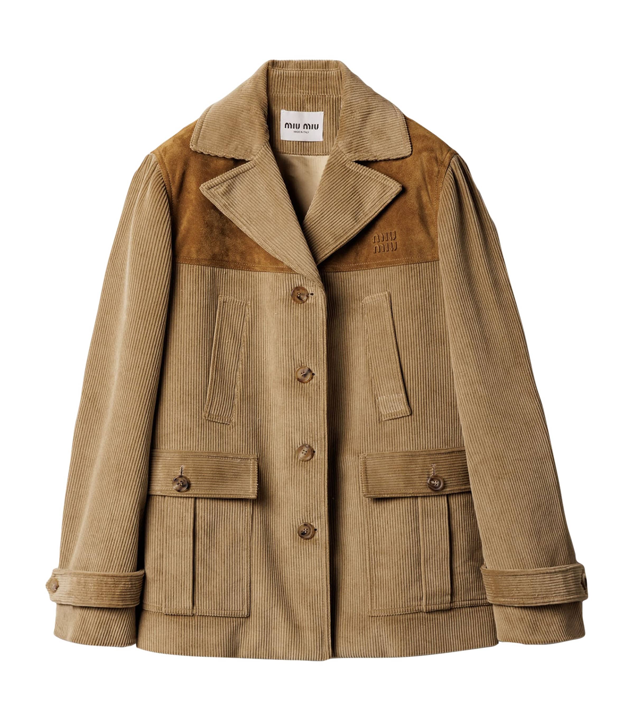 Miu Miu Womens Corduroy Jacket Image 1